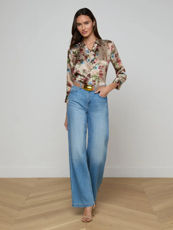 Scottie Wide-Leg Jean sold by L'AGENCE