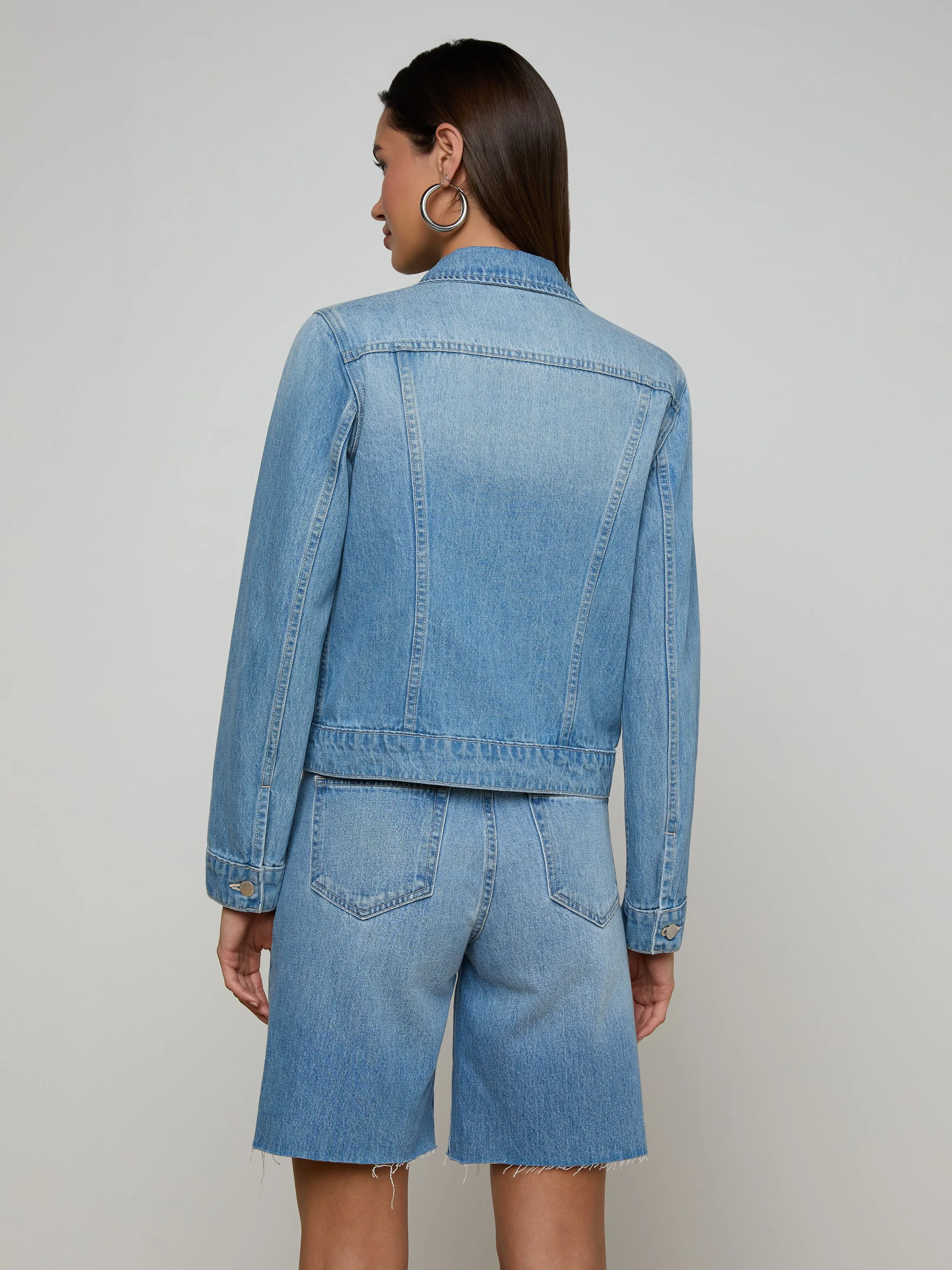 Celine Jean Jacket sold by L'AGENCE product image thumbnail 4