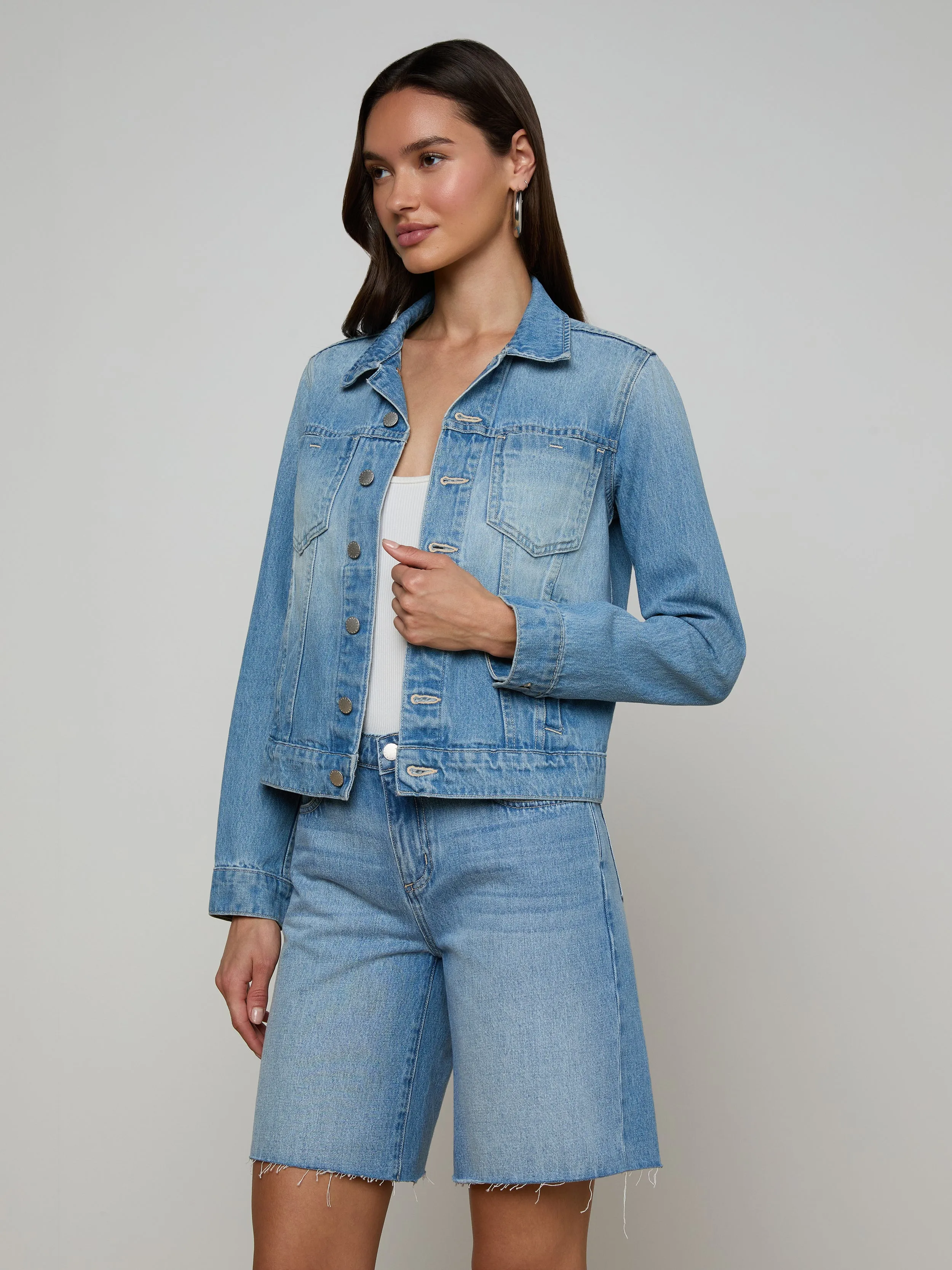 Celine Jean Jacket sold by L'AGENCE product image thumbnail 2