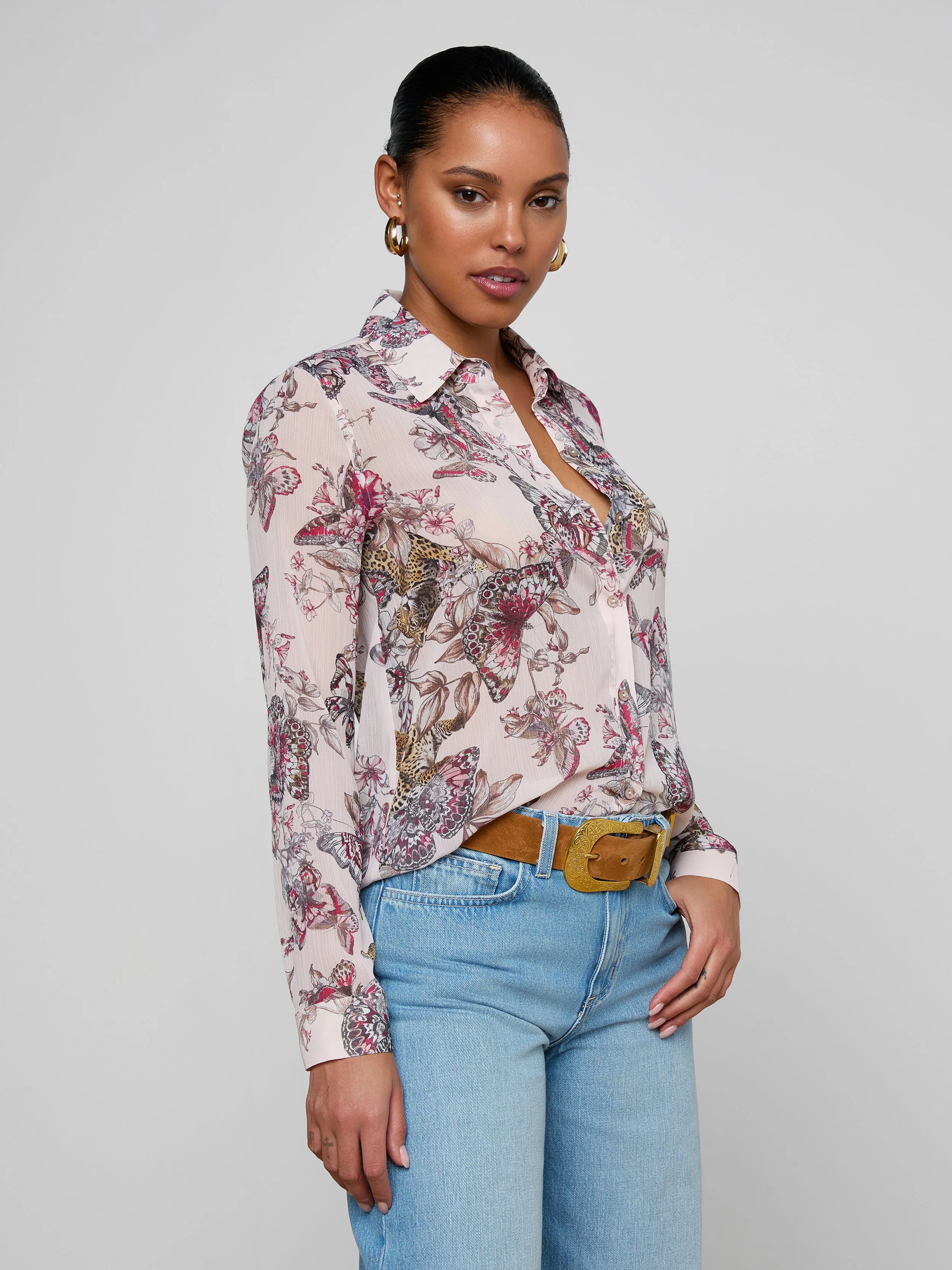 Laurent Blouse sold by L'AGENCE product image thumbnail 3