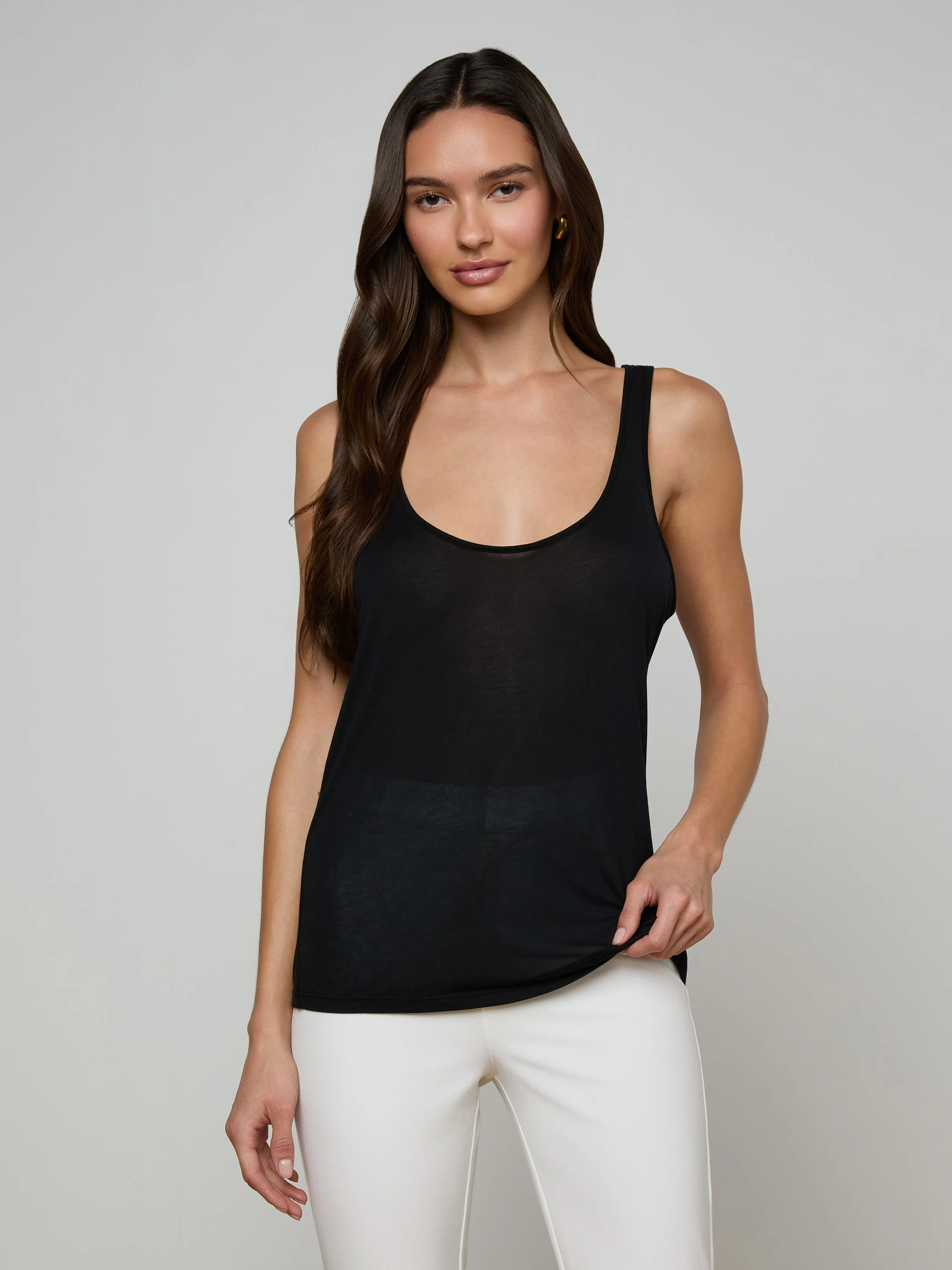 Celia Scoopneck Tank sold by L'AGENCE
