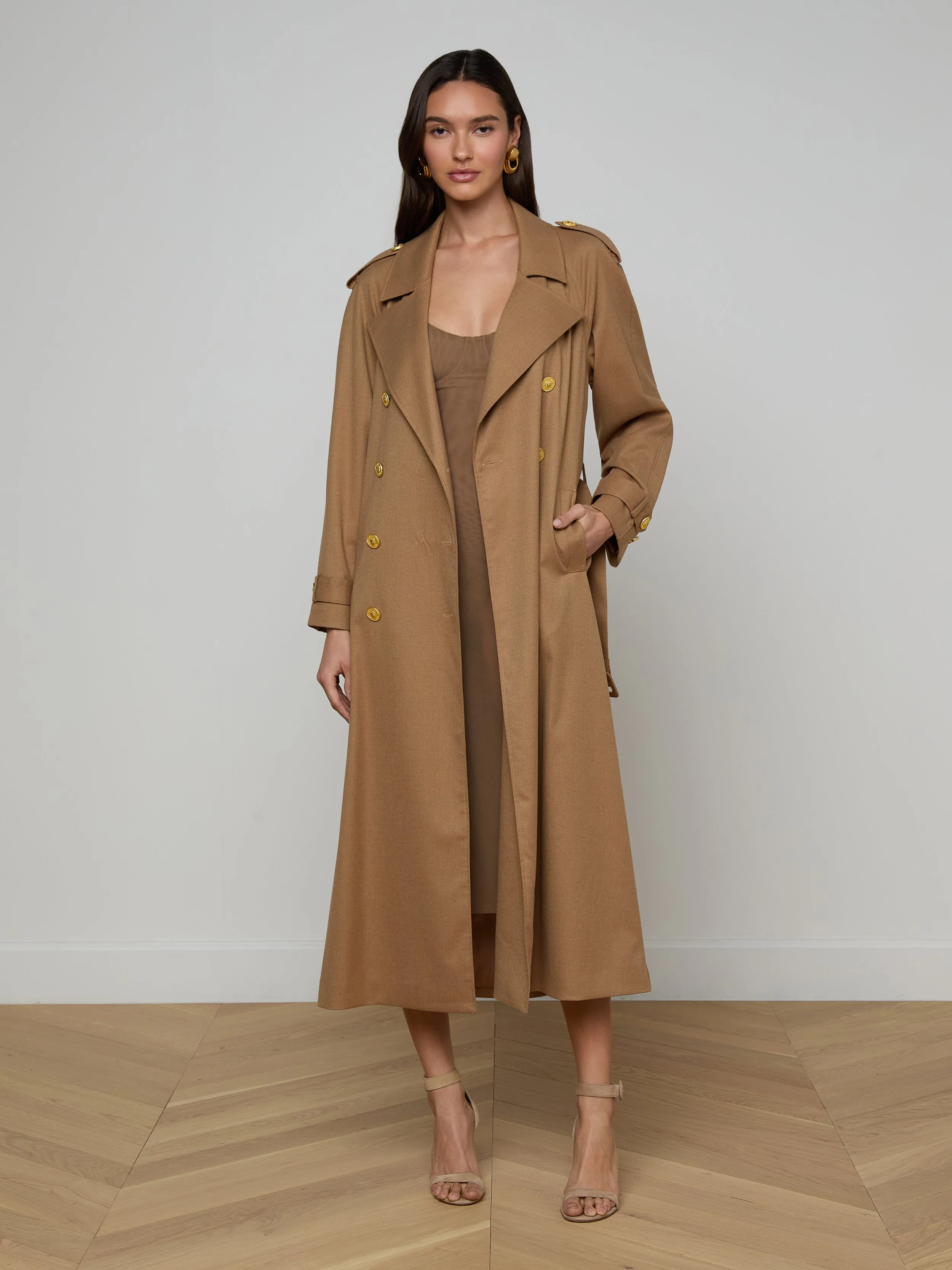 Brinley Oversized Trench Coat sold by L'AGENCE product image thumbnail 2