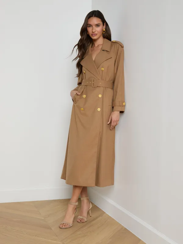 Brinley Oversized Trench Coat sold by L'AGENCE