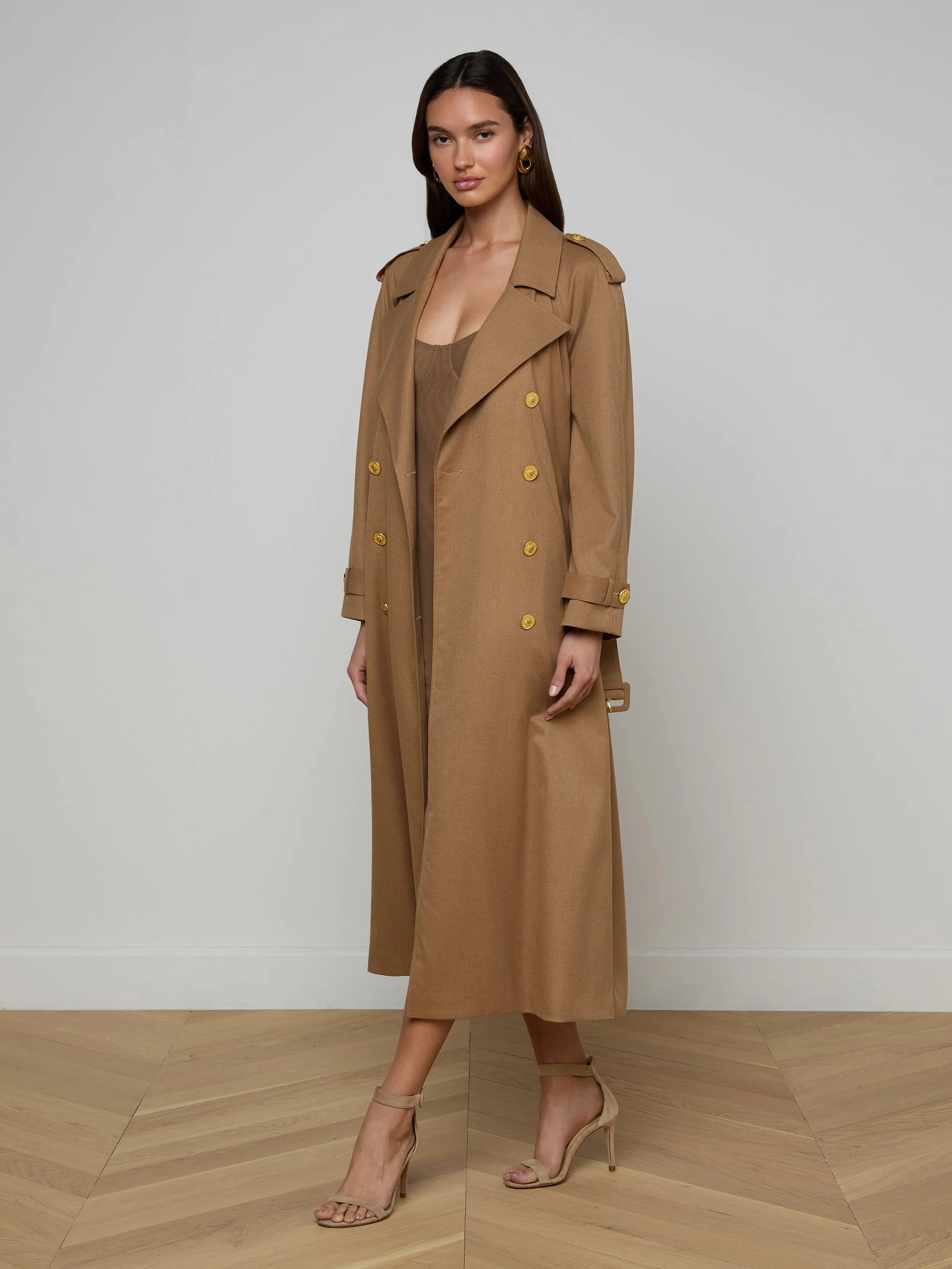 Brinley Oversized Trench Coat sold by L'AGENCE product image thumbnail 3