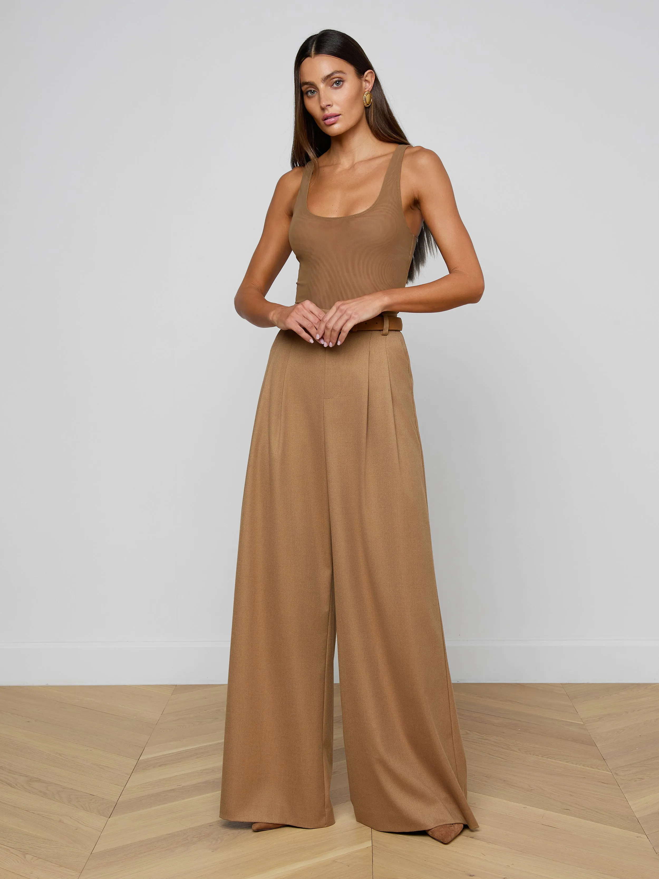 Chelsy Wide-Leg Pant sold by L'AGENCE product image thumbnail 3
