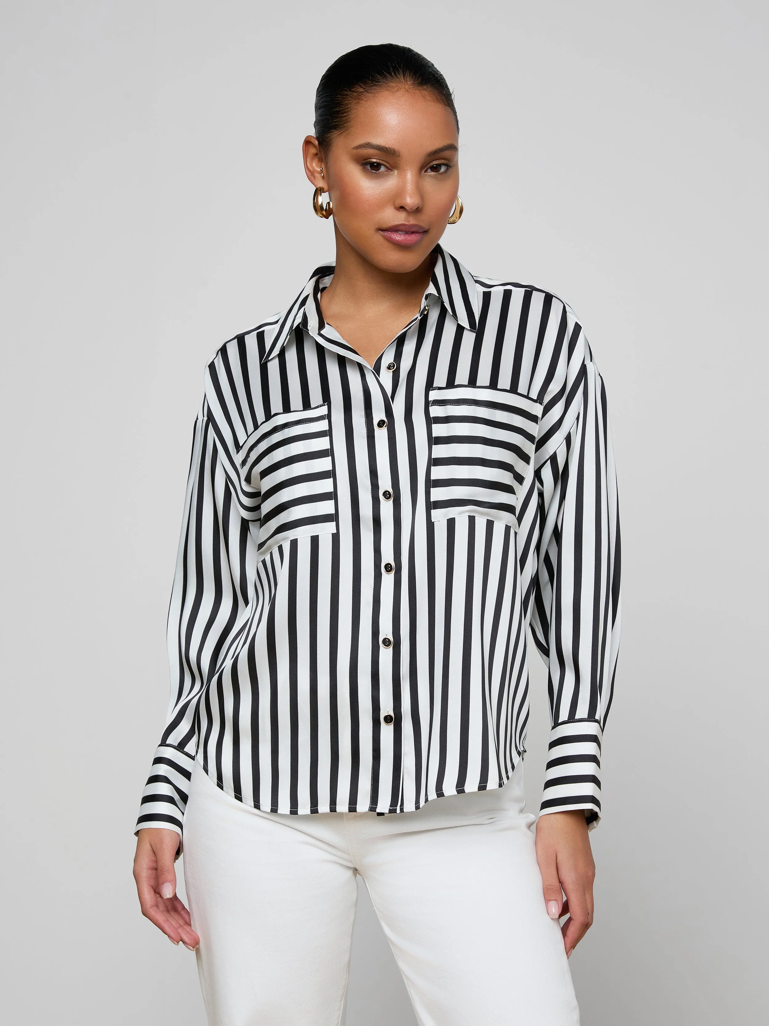 Eliora Shirt sold by L'AGENCE product image thumbnail 3