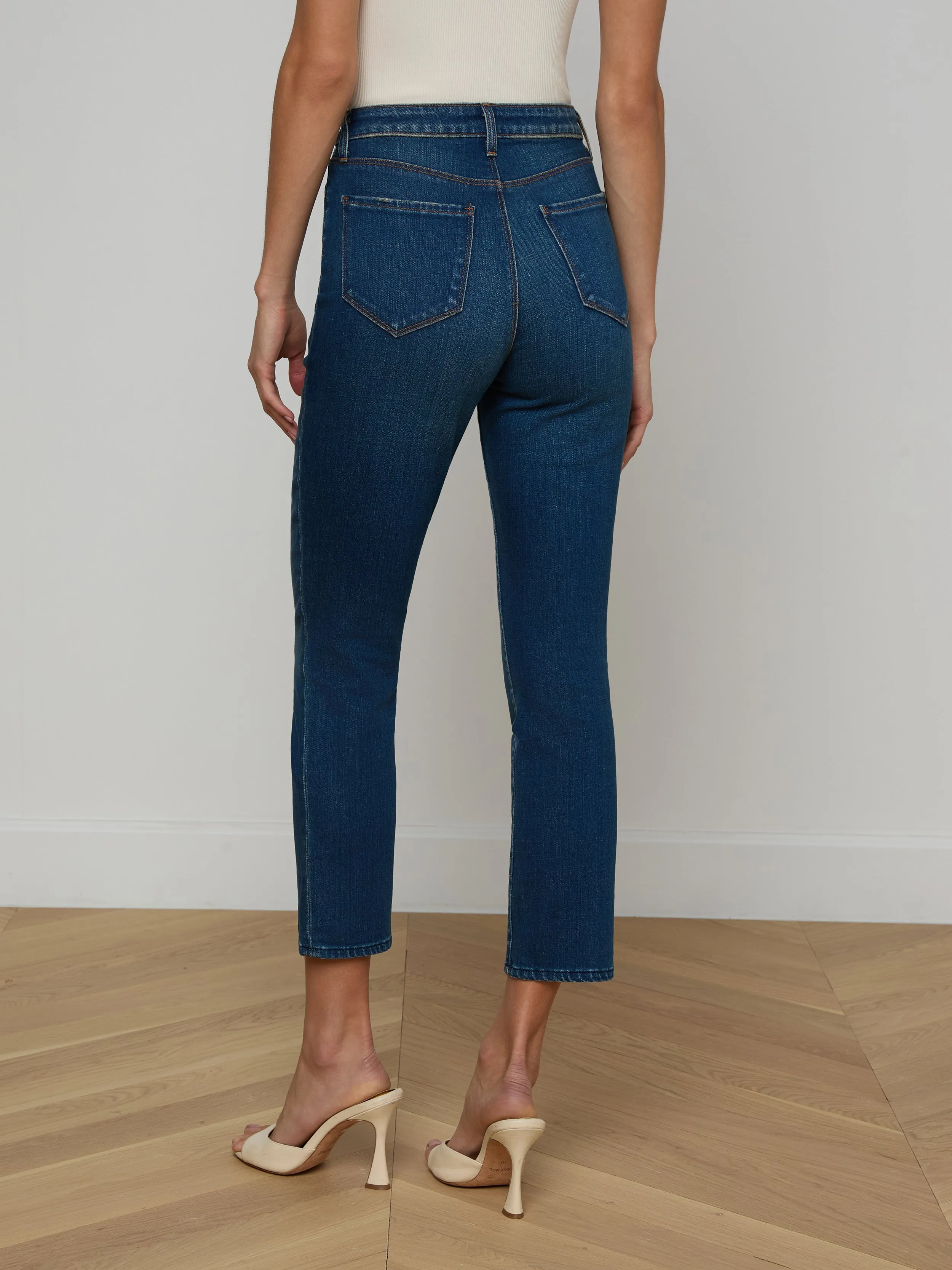 Celestia Slim-Leg Jean sold by L'AGENCE product image thumbnail 4