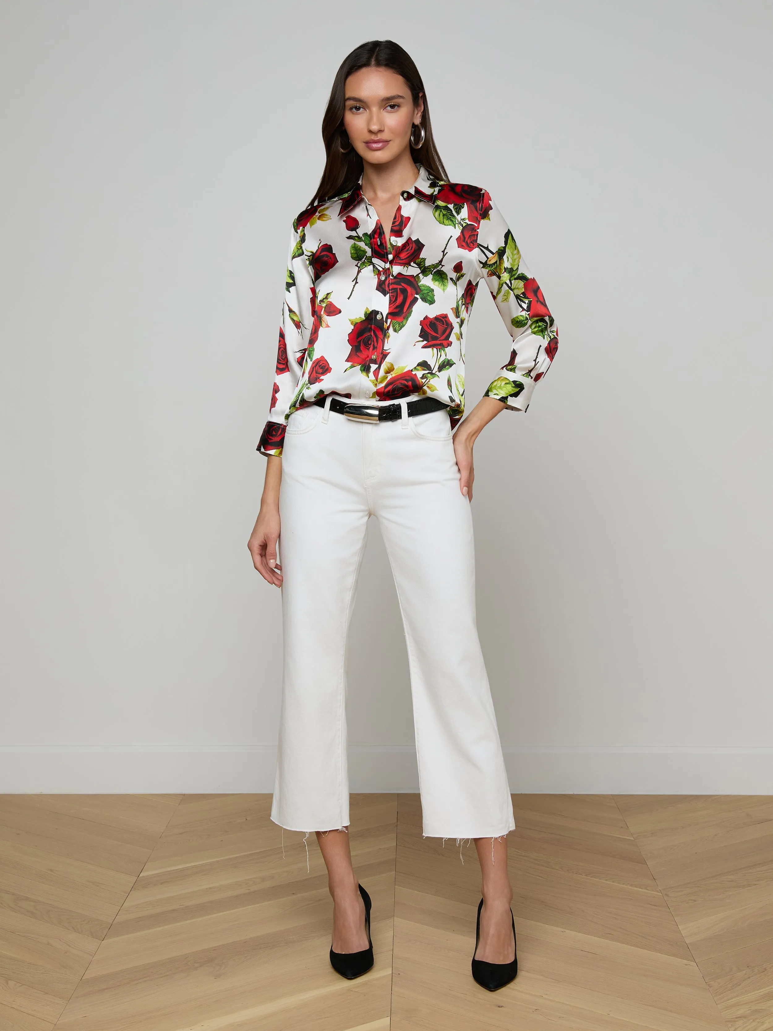Dani Silk Blouse sold by L'AGENCE product image thumbnail 4