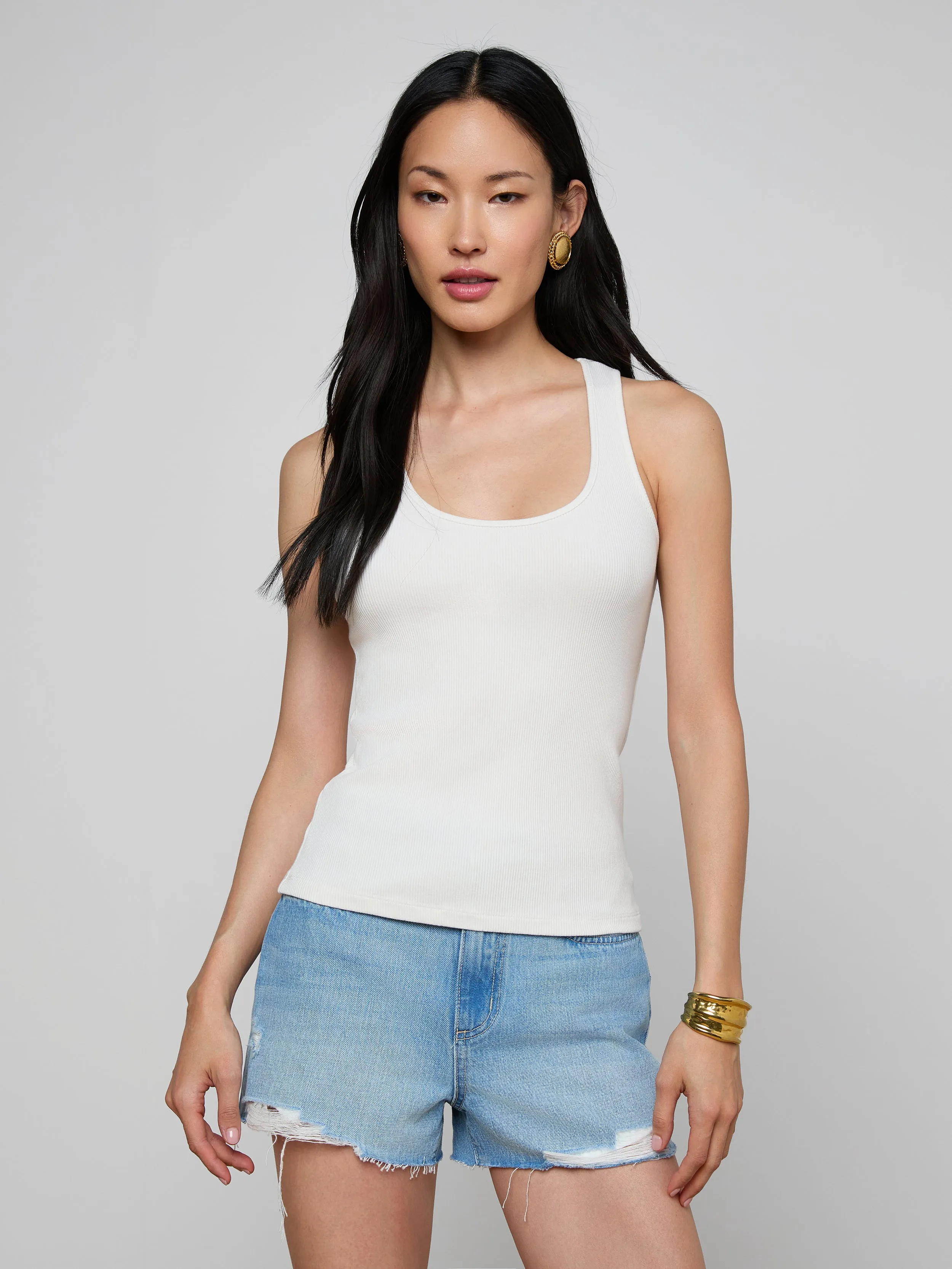 Adira Scoopneck Tank sold by L'AGENCE