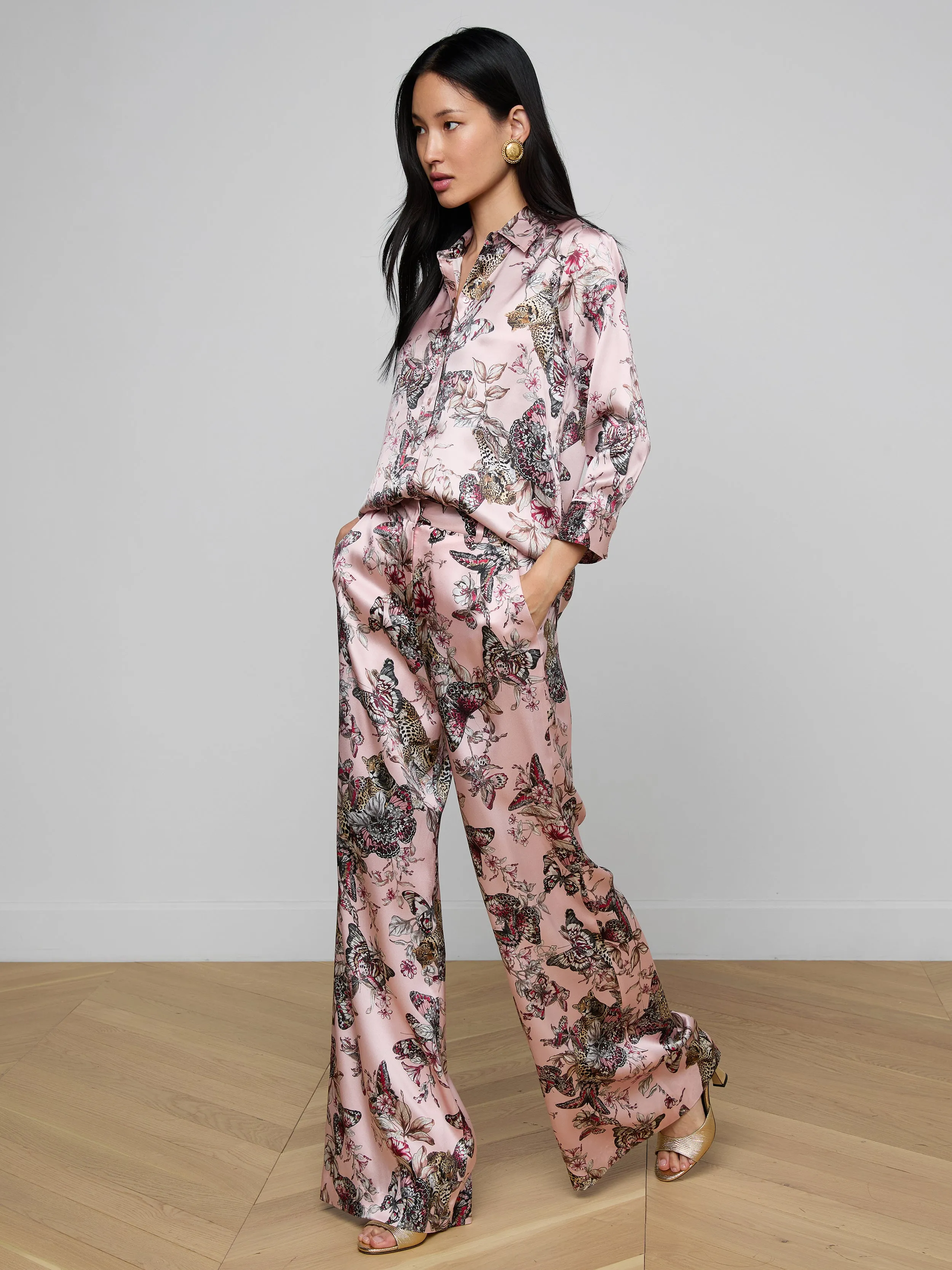 Dani Silk Blouse sold by L'AGENCE product image thumbnail 3