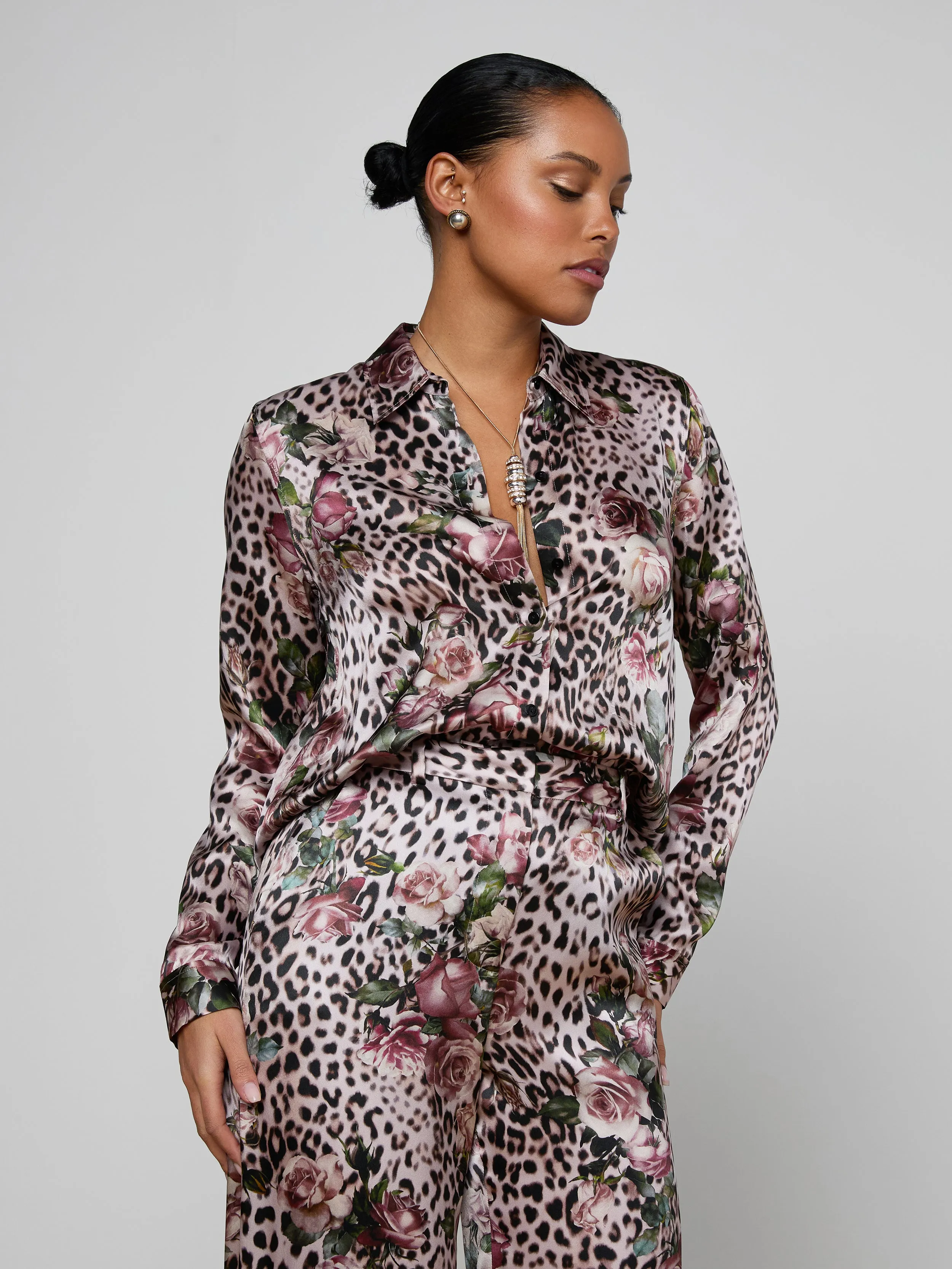 Tyler Silk Blouse sold by L'AGENCE product image thumbnail 5