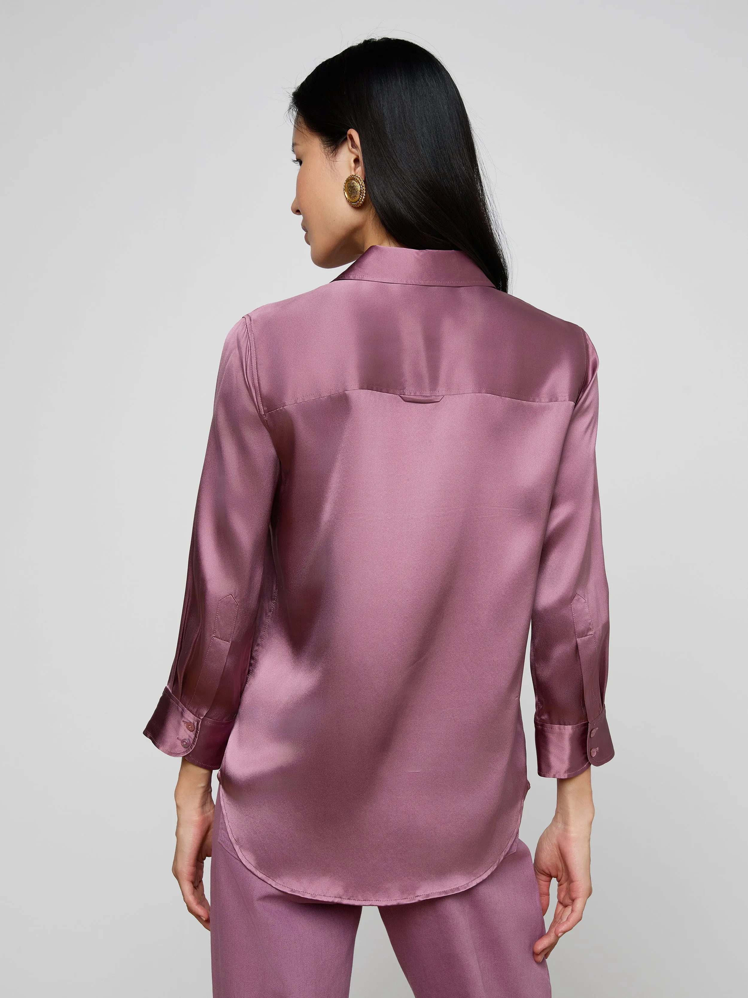 Dani Silk Blouse sold by L'AGENCE product image thumbnail 5