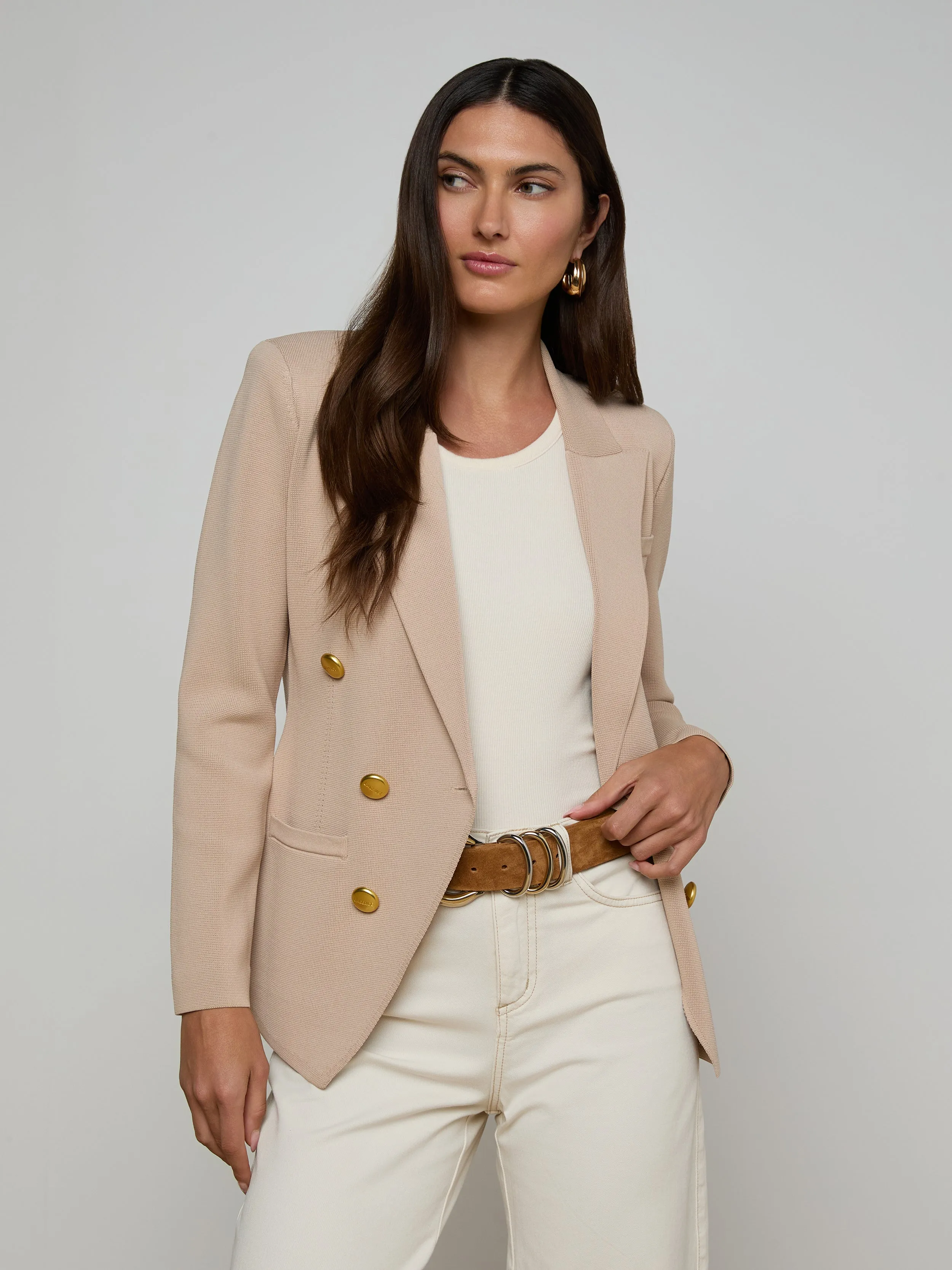 Amelia Knit Blazer sold by L'AGENCE