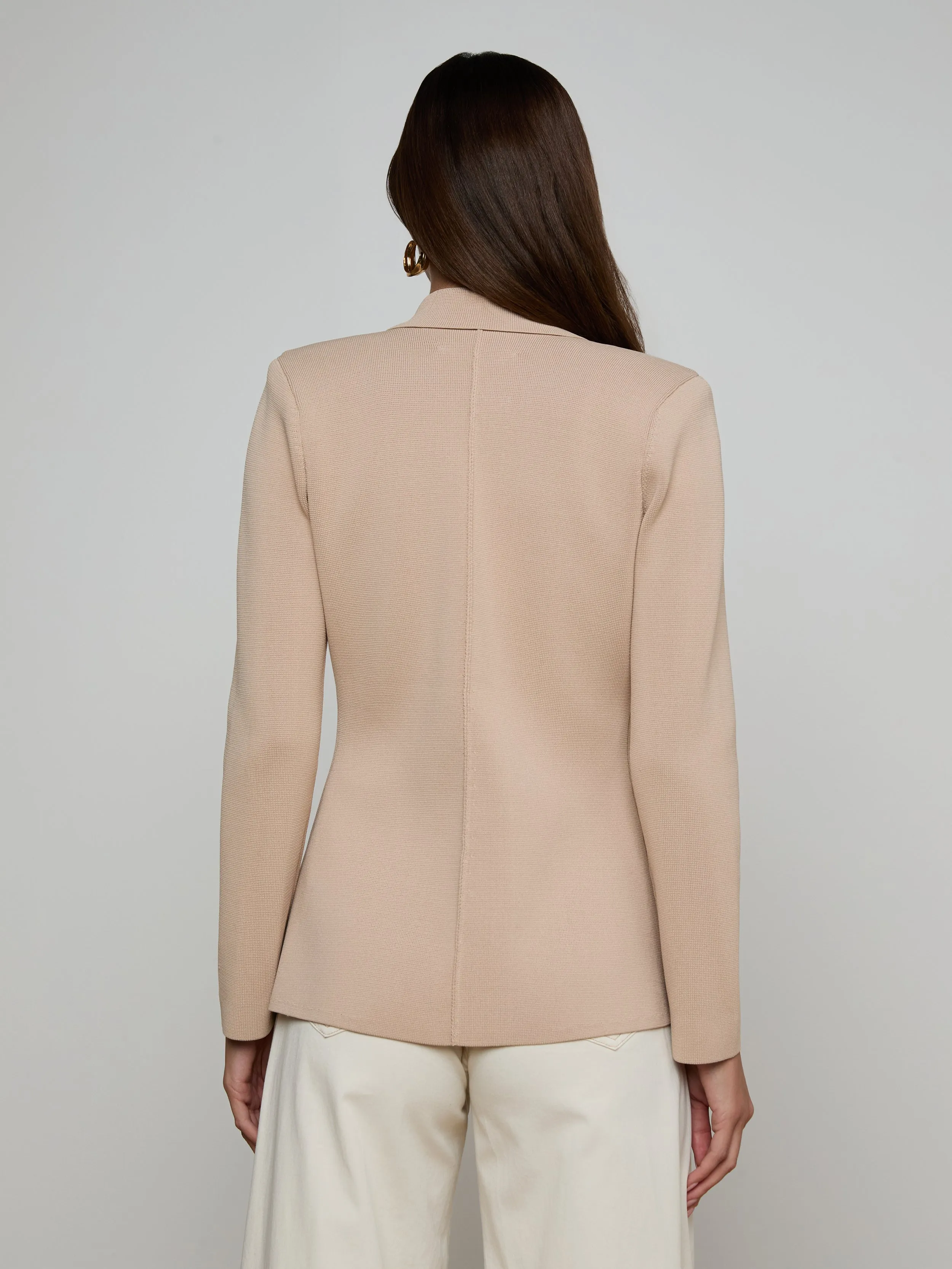 Amelia Knit Blazer sold by L'AGENCE product image thumbnail 4