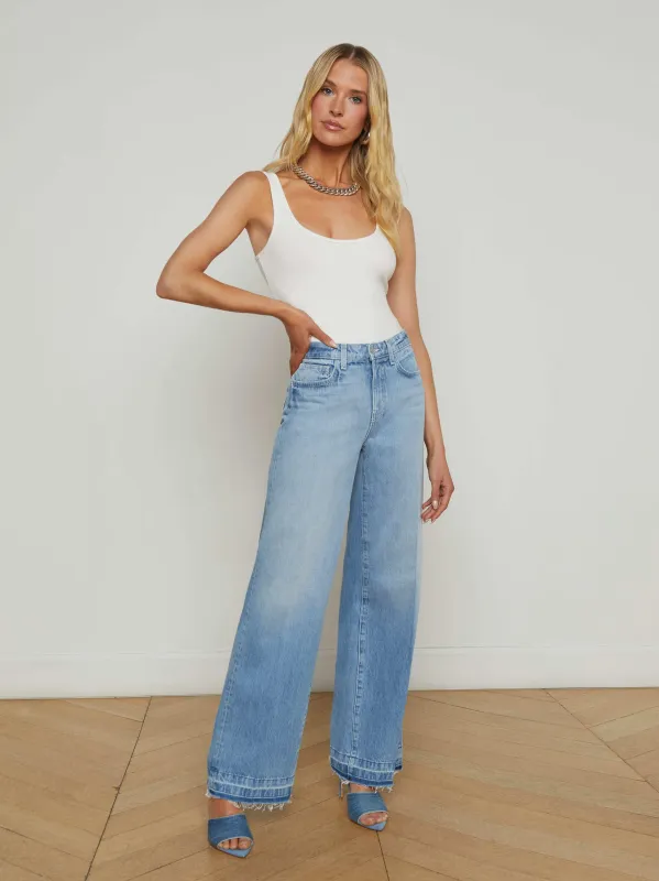 Scottie Wide-Leg Jean sold by L'AGENCE