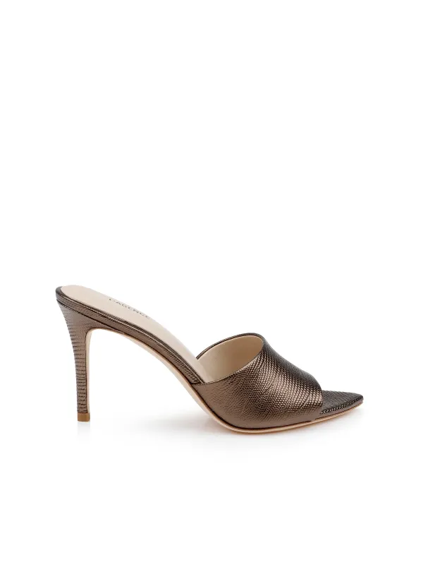 Lolita Leather Open-Toe Mule made by L'AGENCE