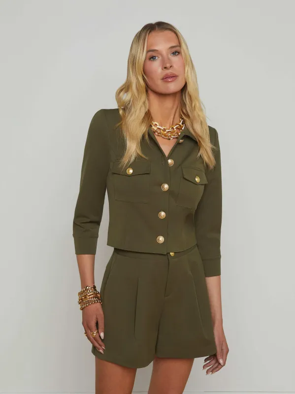 Kumi Cropped Jacket sold by L'AGENCE