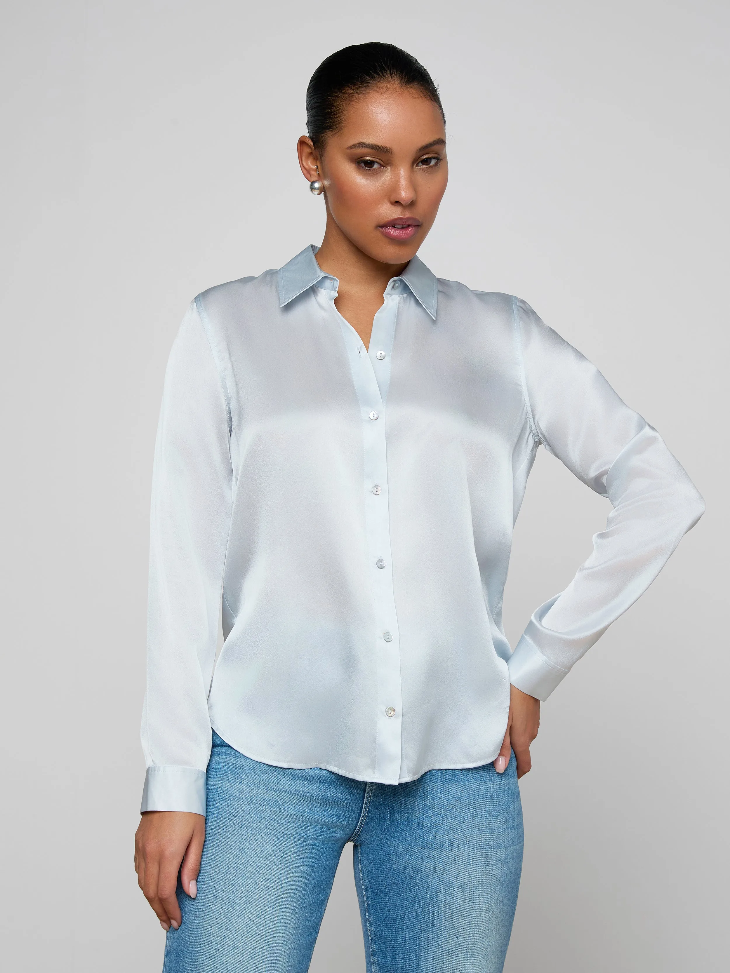 Tyler Silk Blouse sold by L'AGENCE