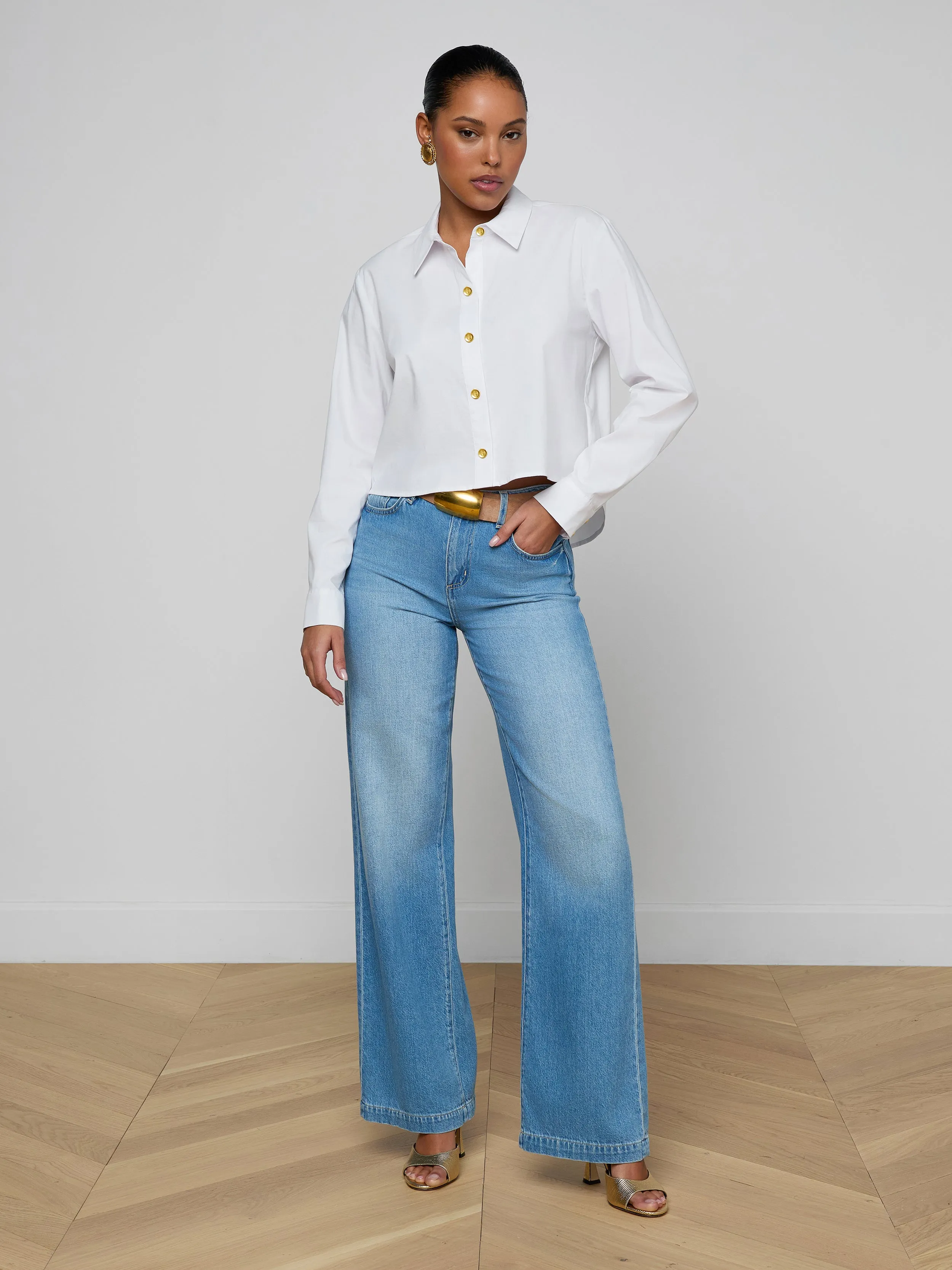 Cosette Shirt sold by L'AGENCE product image thumbnail 5