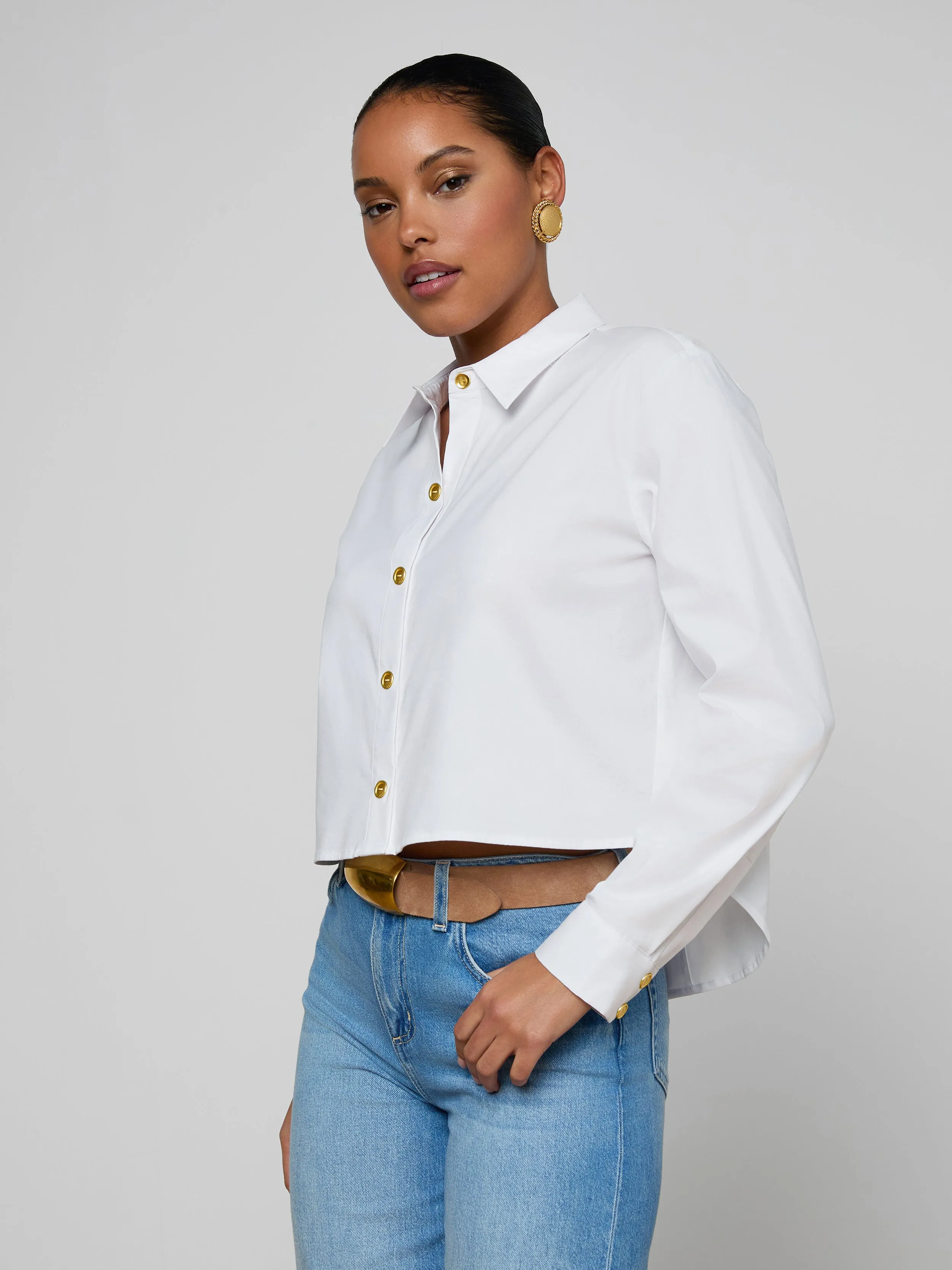 Cosette Shirt sold by L'AGENCE product image thumbnail 4