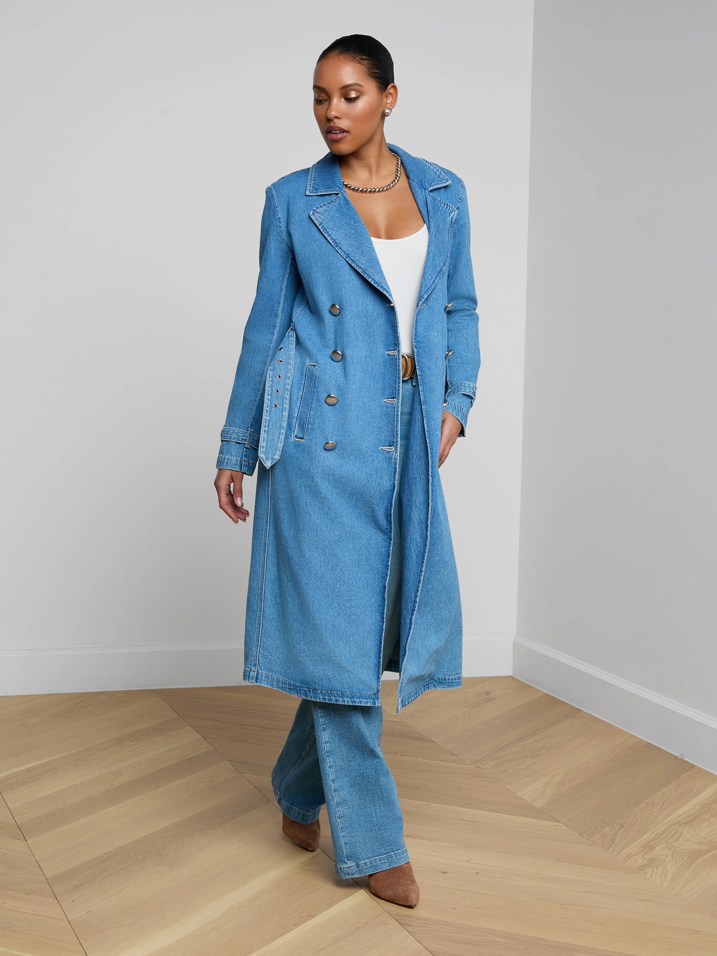 Bradley Trench Coat sold by L'AGENCE product image thumbnail 2