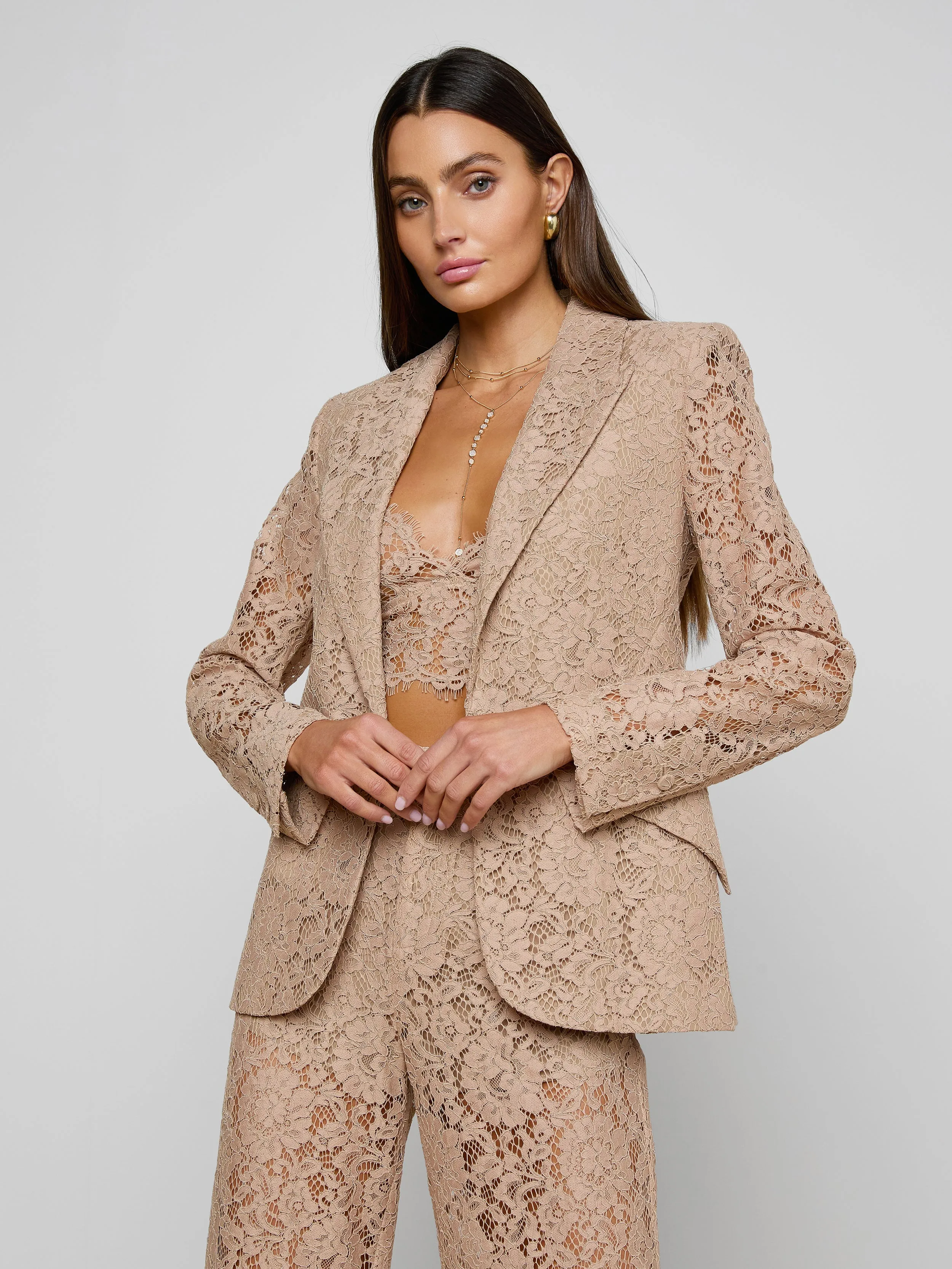 Chamberlain Lace Blazer sold by L'AGENCE
