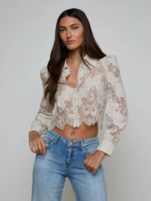 Anita Lace Blouse sold by L'AGENCE