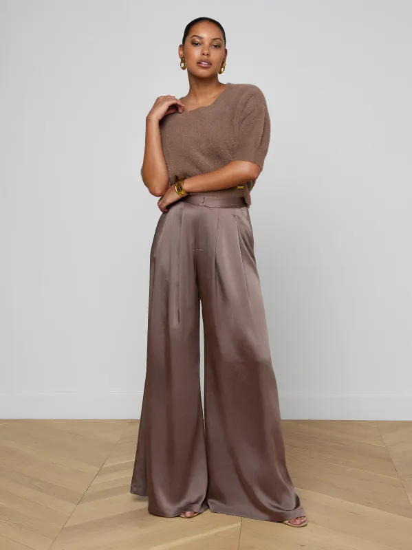 Aubrie Satin Pant sold by L'AGENCE