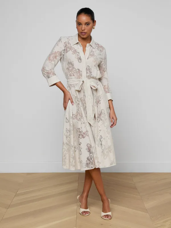 Ralphie Lace Midi Dress sold by L'AGENCE