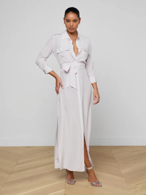 Cameron Silk Shirt Dress sold by L'AGENCE