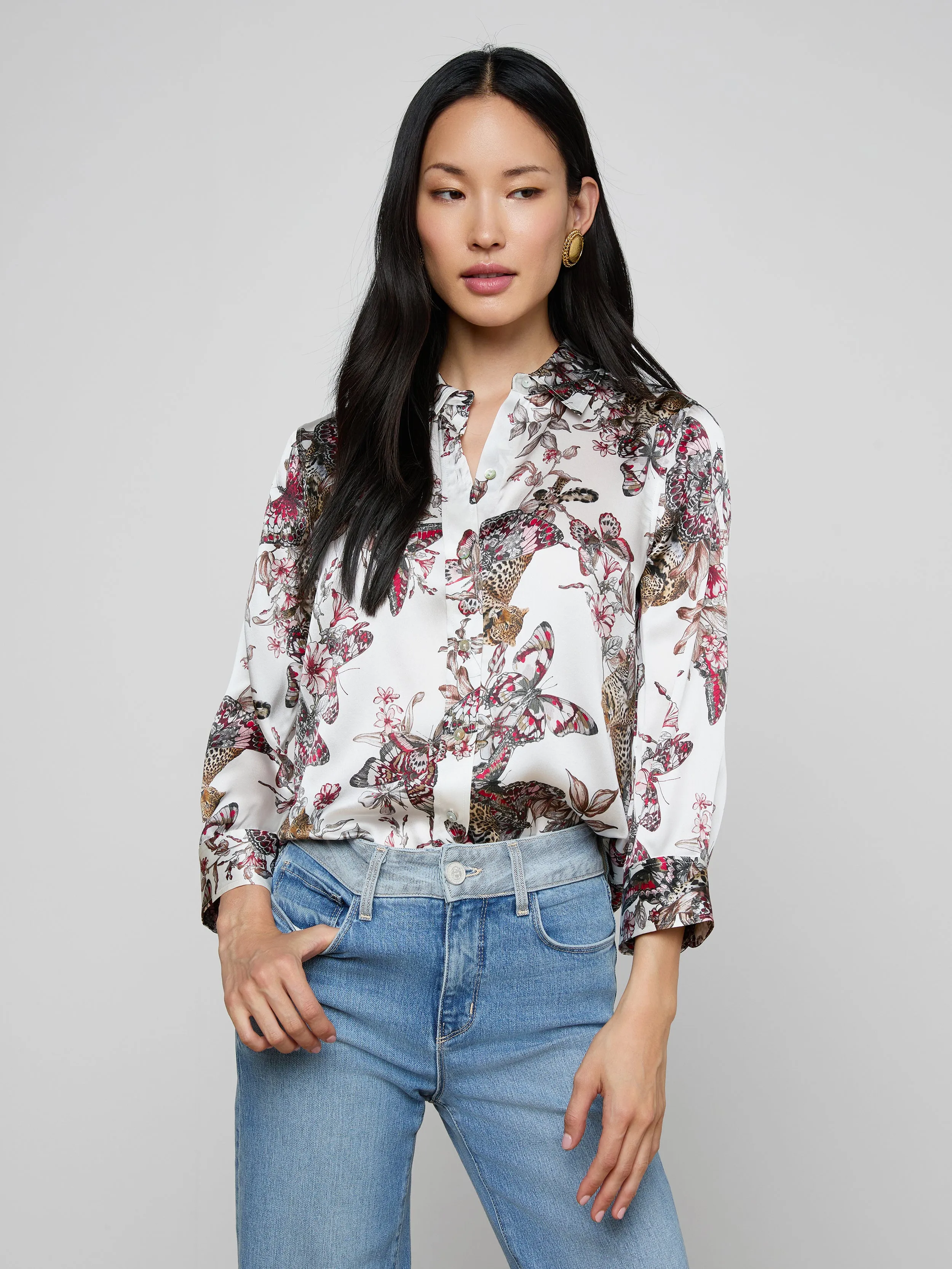 Dani Silk Blouse sold by L'AGENCE