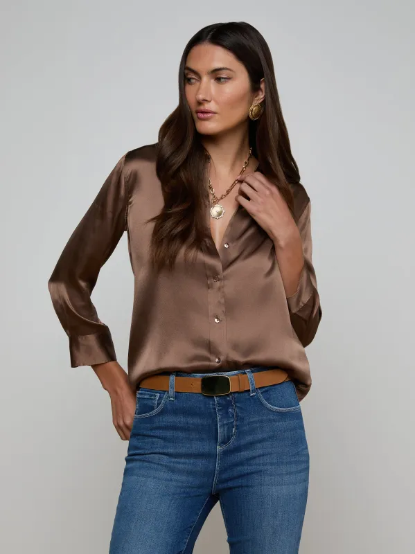 Dani Silk Blouse sold by L'AGENCE
