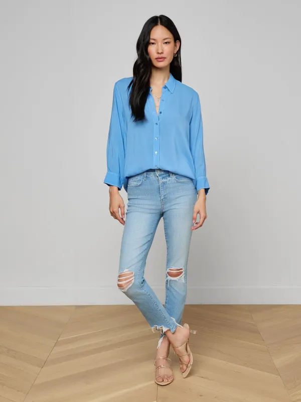 High Line Distressed Skinny Jean sold by L'AGENCE