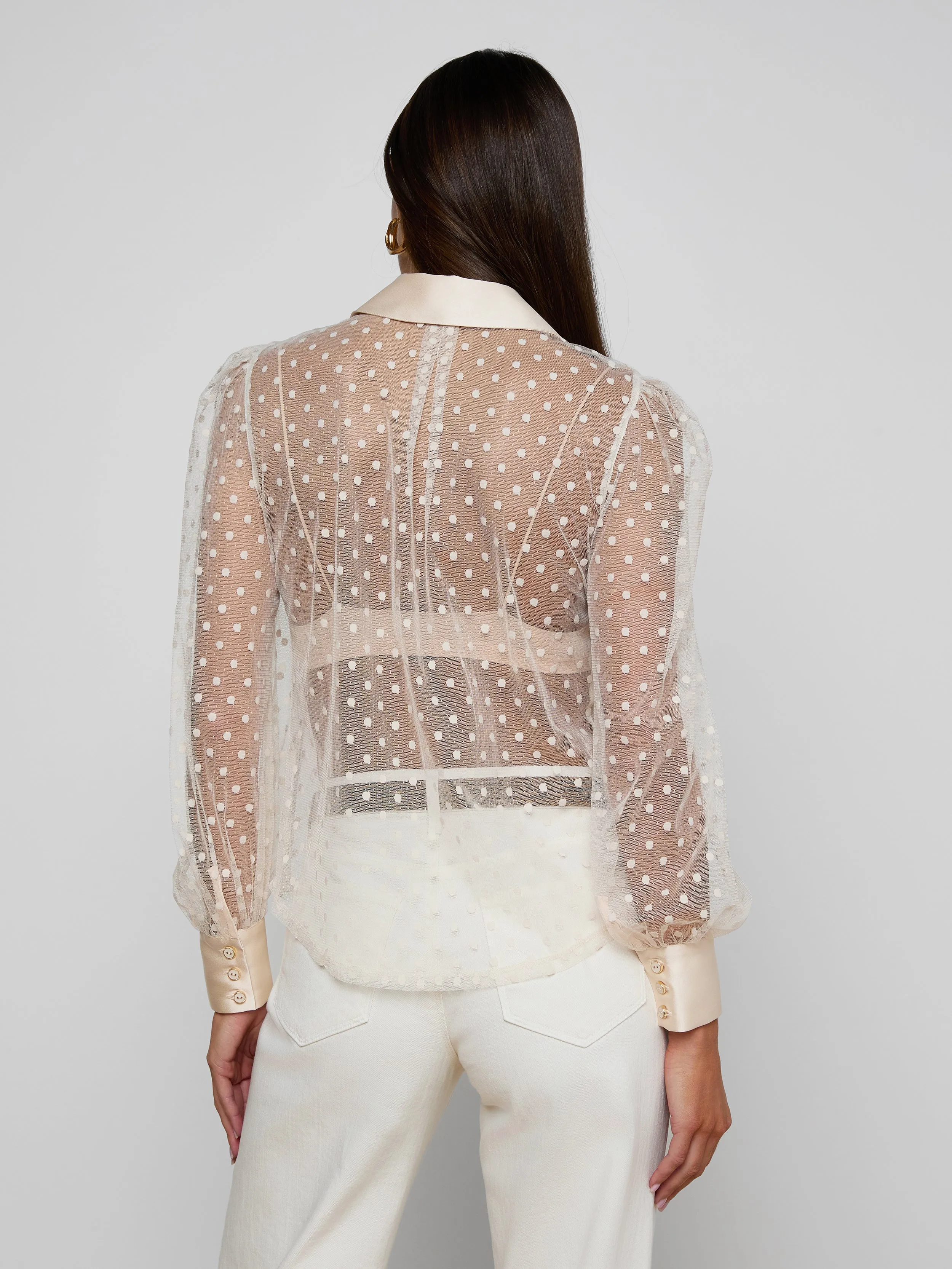 Sophie Long-Sleeved Blouse sold by L'AGENCE product image thumbnail 5