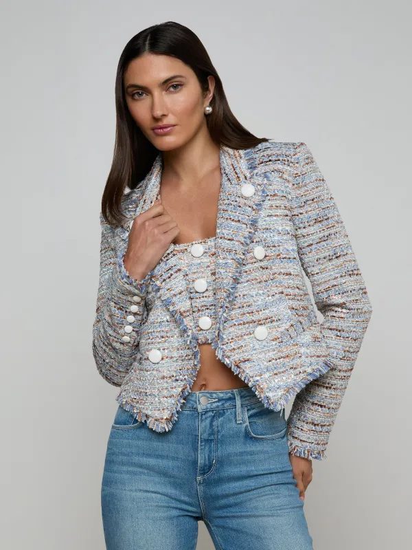 Marv Tweed Blazer sold by L'AGENCE