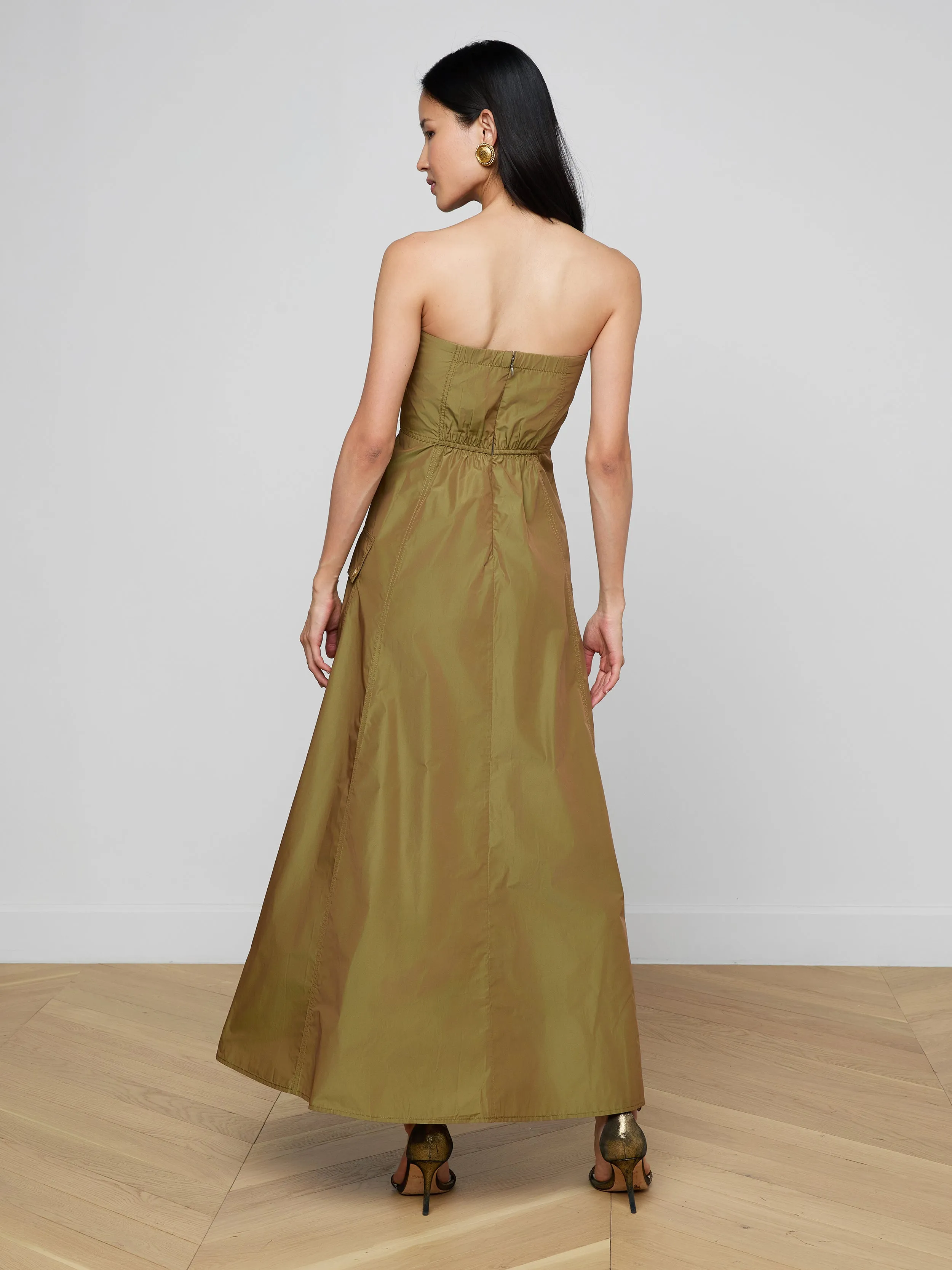 Nessa Strapless Gown sold by L'AGENCE product image thumbnail 5
