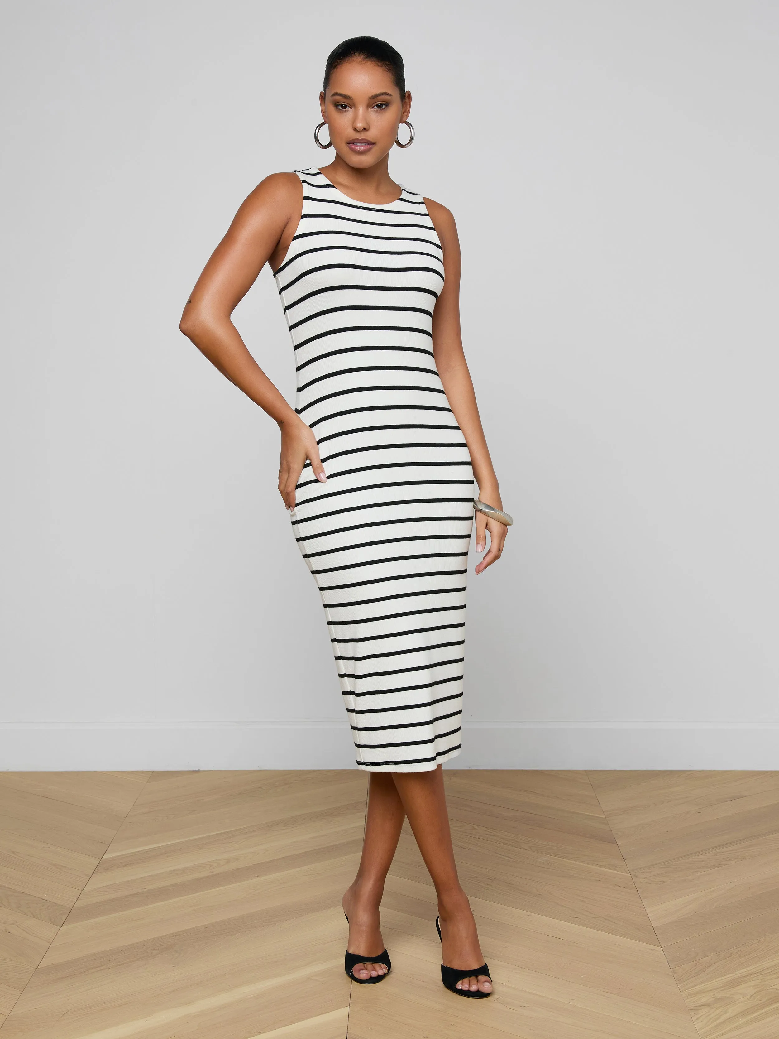 Nura Racerback Midi Dress sold by L'AGENCE