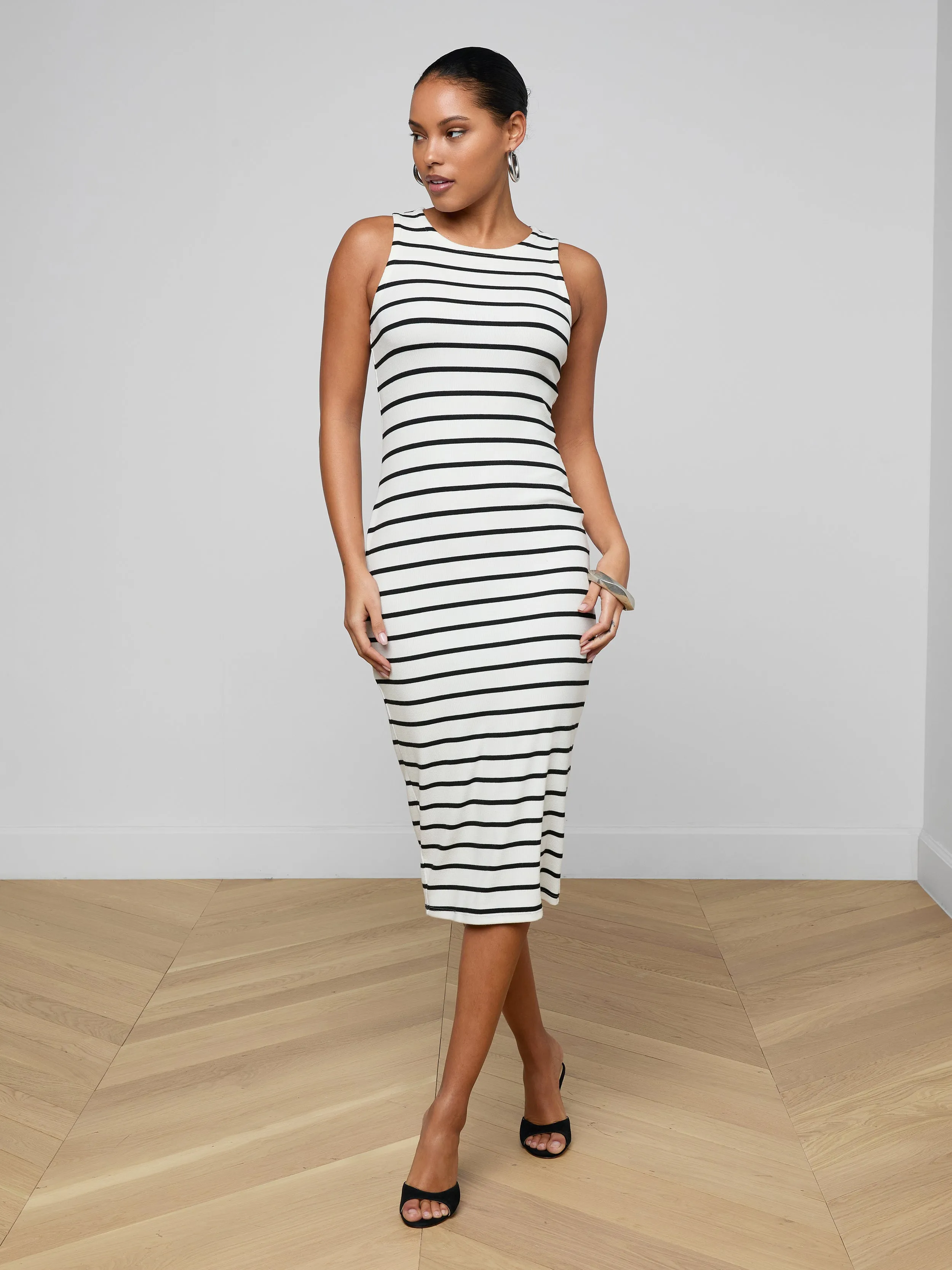 Nura Racerback Midi Dress sold by L'AGENCE product image thumbnail 2