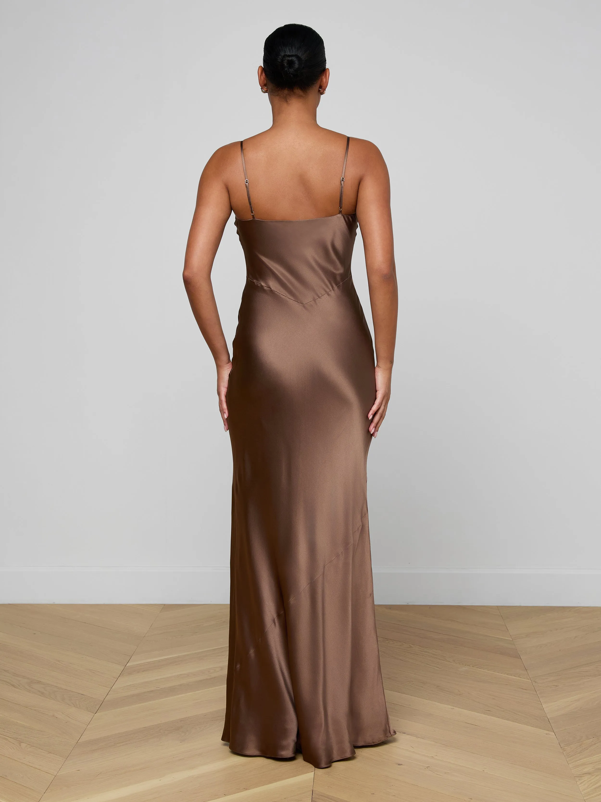 Serita Silk Gown sold by L'AGENCE product image thumbnail 4