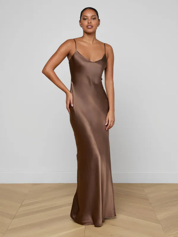 Serita Silk Gown sold by L'AGENCE