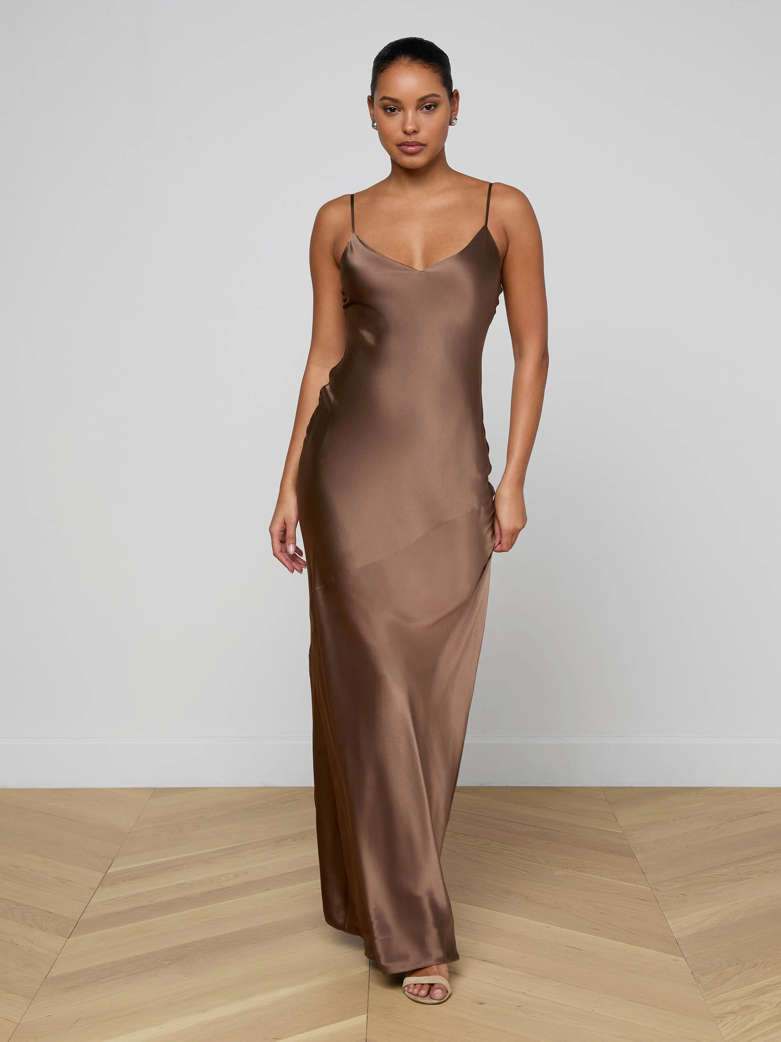 Serita Silk Gown sold by L'AGENCE product image thumbnail 2
