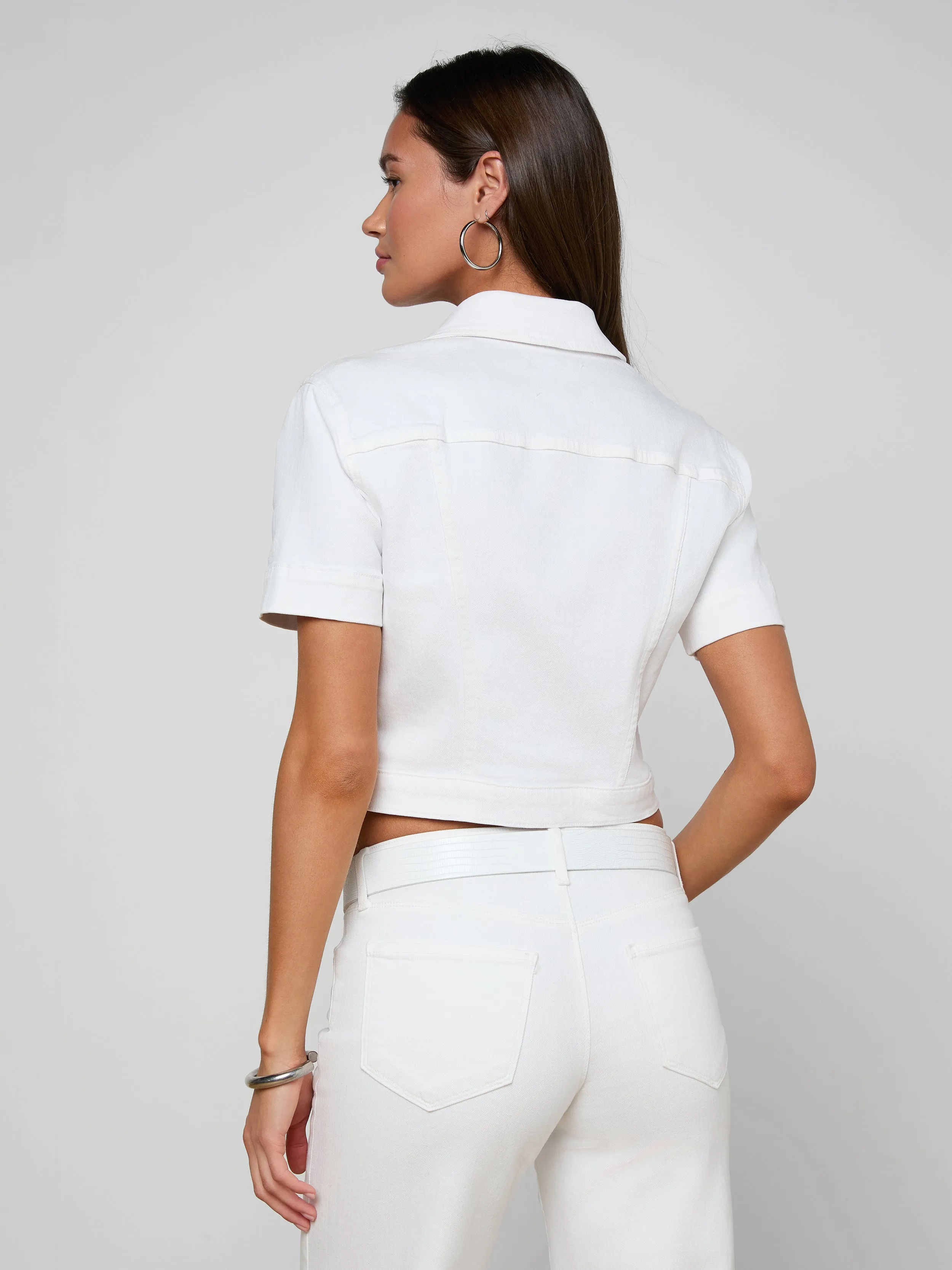 Kirstie Jean Shirt Jacket sold by L'AGENCE product image thumbnail 5