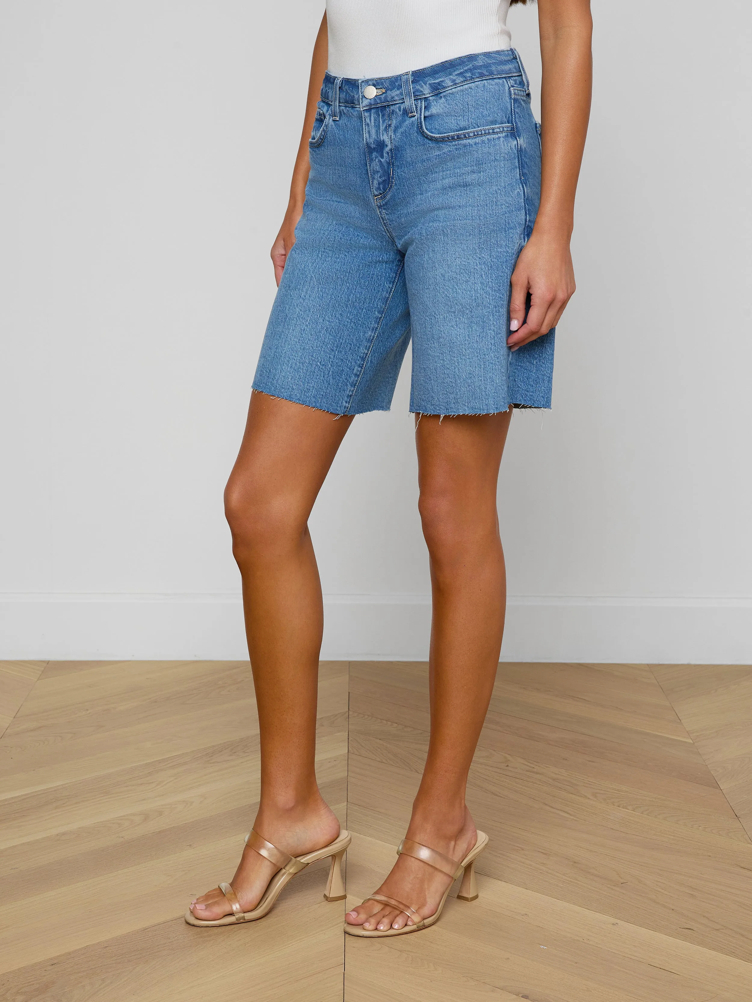 River Jean Bermuda Short sold by L'AGENCE product image thumbnail 3