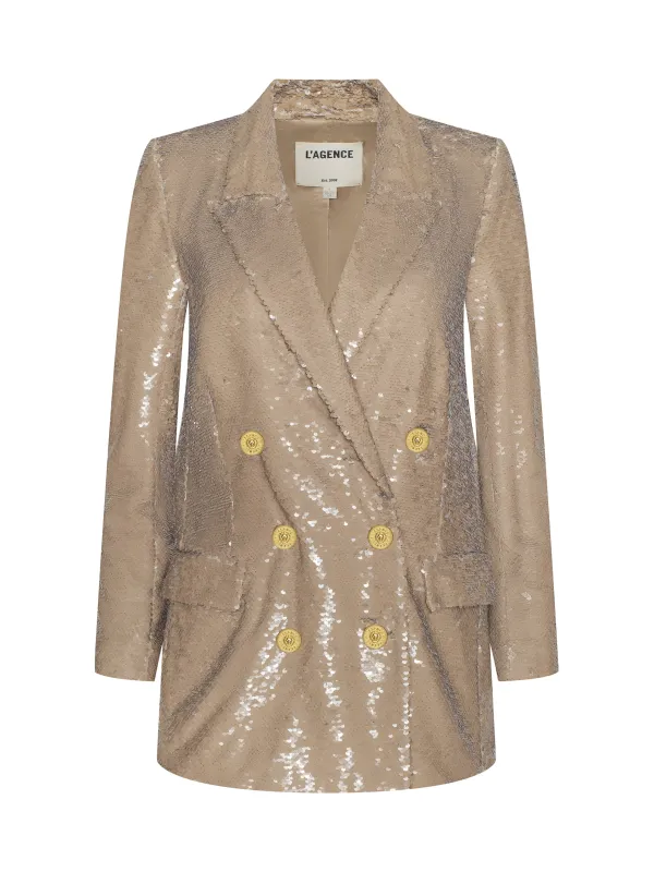 Cambrie Oversized Sequin Blazer sold by L'AGENCE