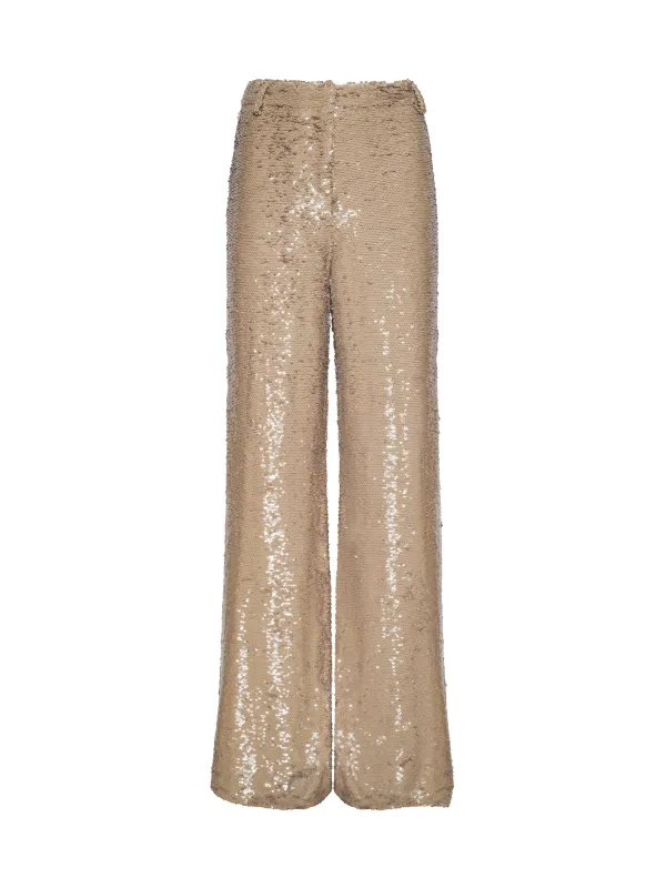 Gavin Sequin Wide-Leg Pant made by L'AGENCE