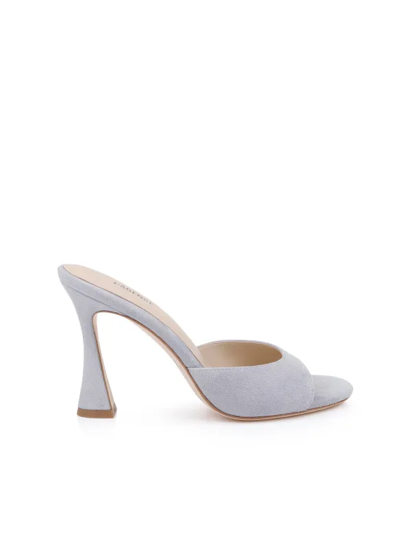 Avery Suede Open-Toe Mule made by L'AGENCE