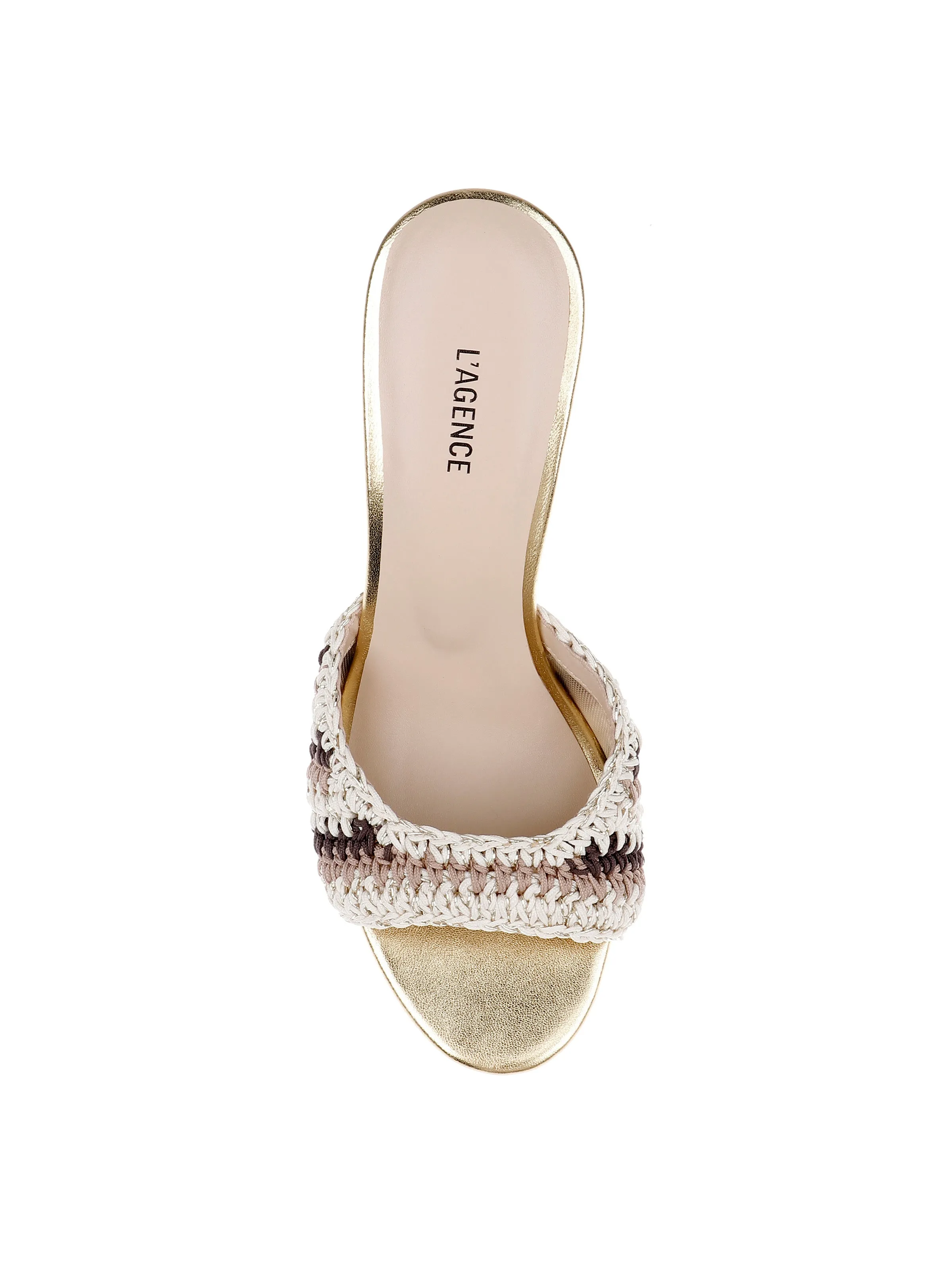 Moyes Crochet Sandal sold by L'AGENCE product image thumbnail 5