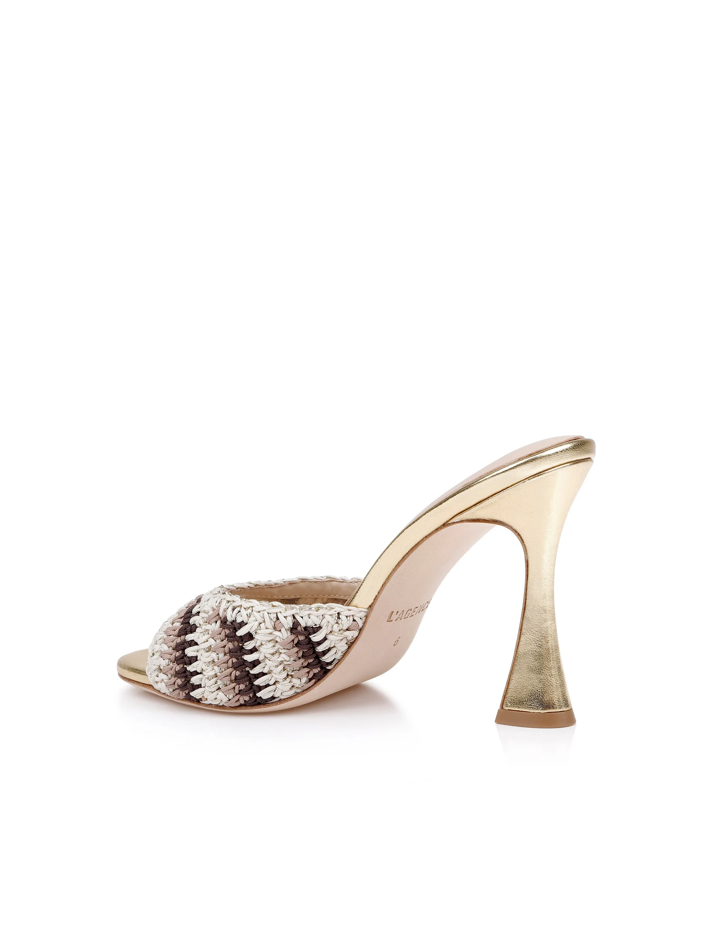 Moyes Crochet Sandal sold by L'AGENCE product image thumbnail 4