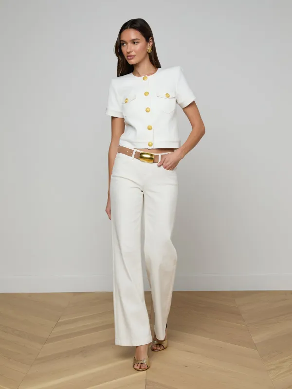 Joanne Low-Rise Wide-Leg Jean sold by L'AGENCE
