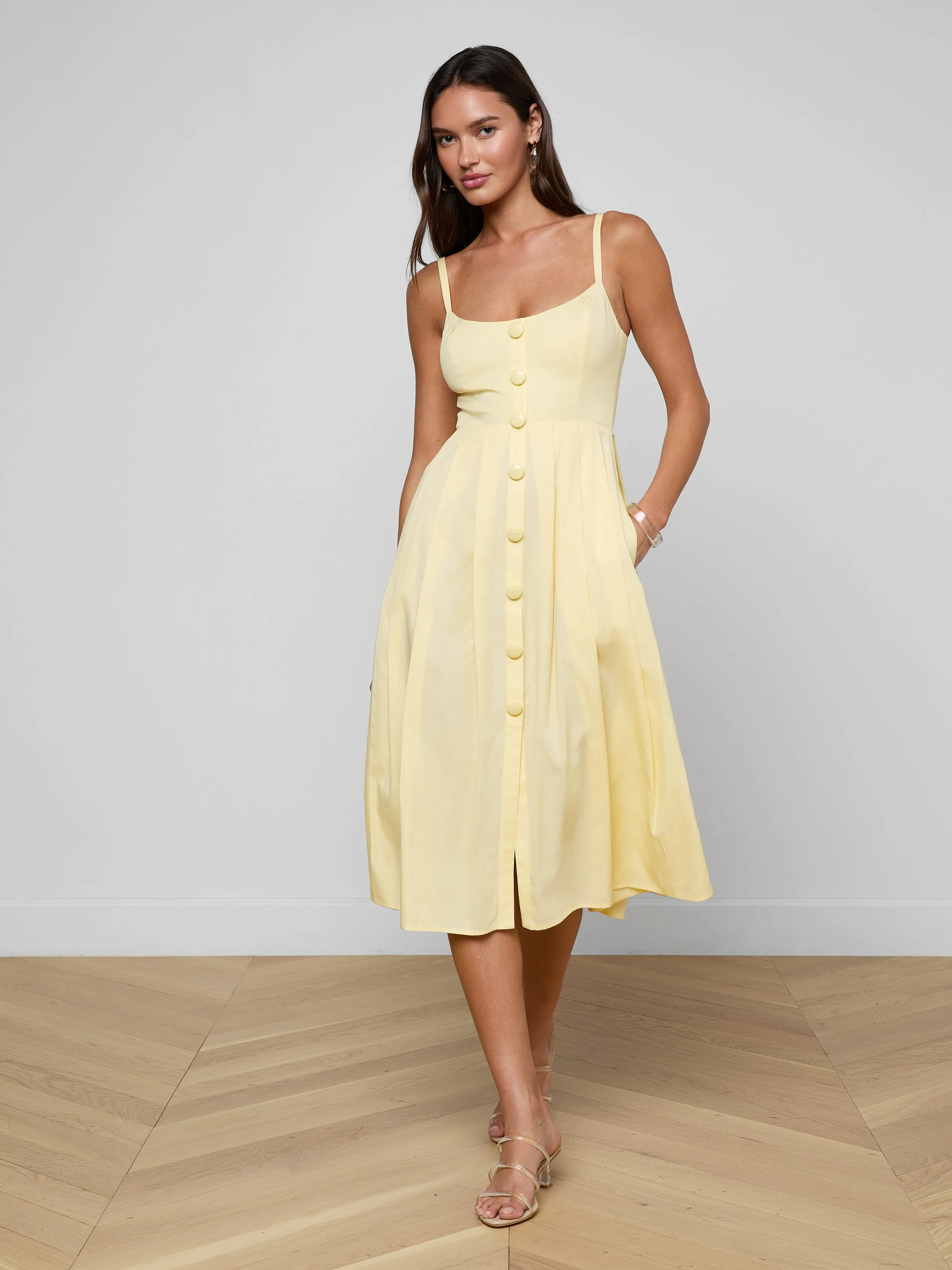Reanne Midi Dress sold by L'AGENCE product image thumbnail 2
